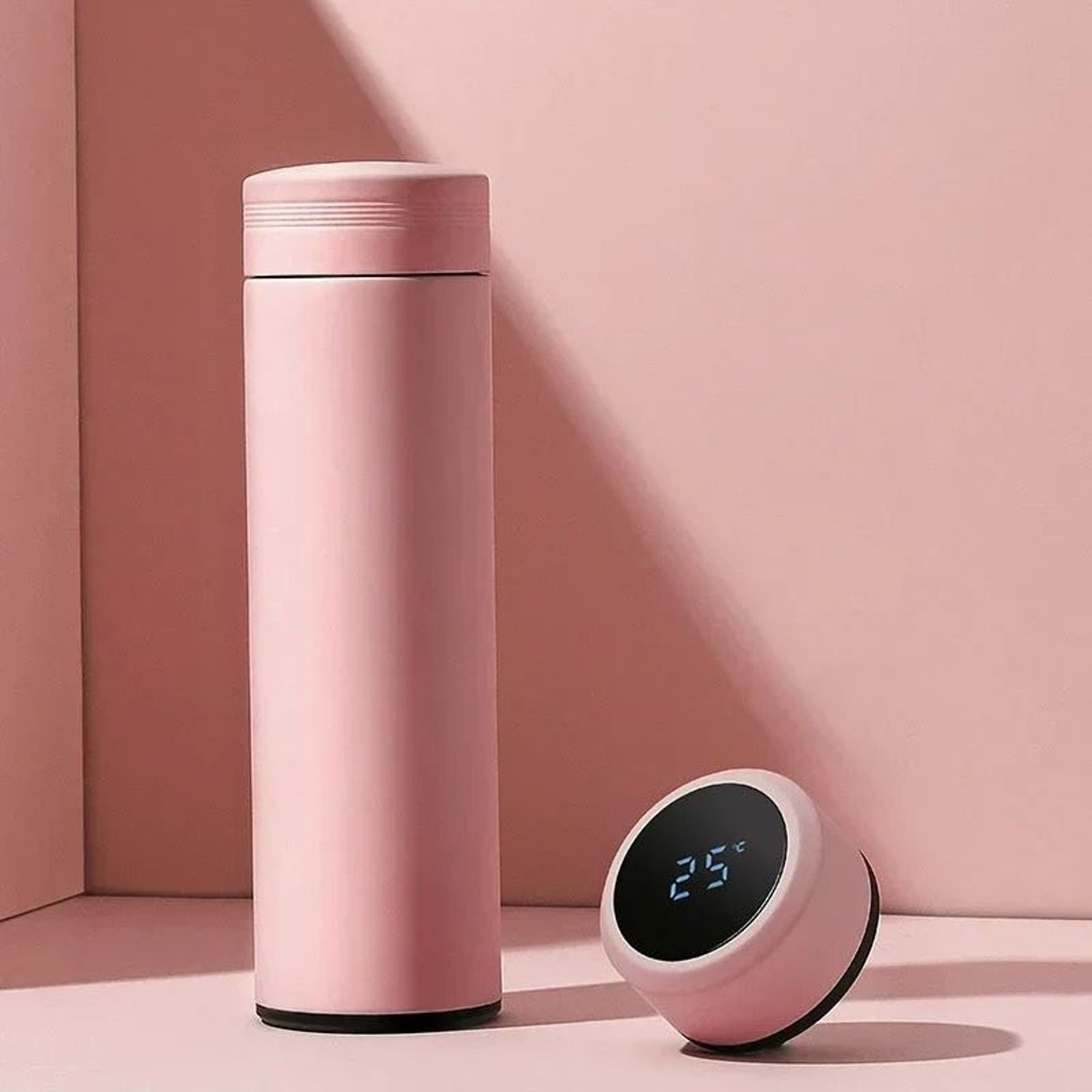 500ml Smart Stainless Steel Thermos Cup  Temperature Display Vacuum Insulated Travel Mug With Divid 5