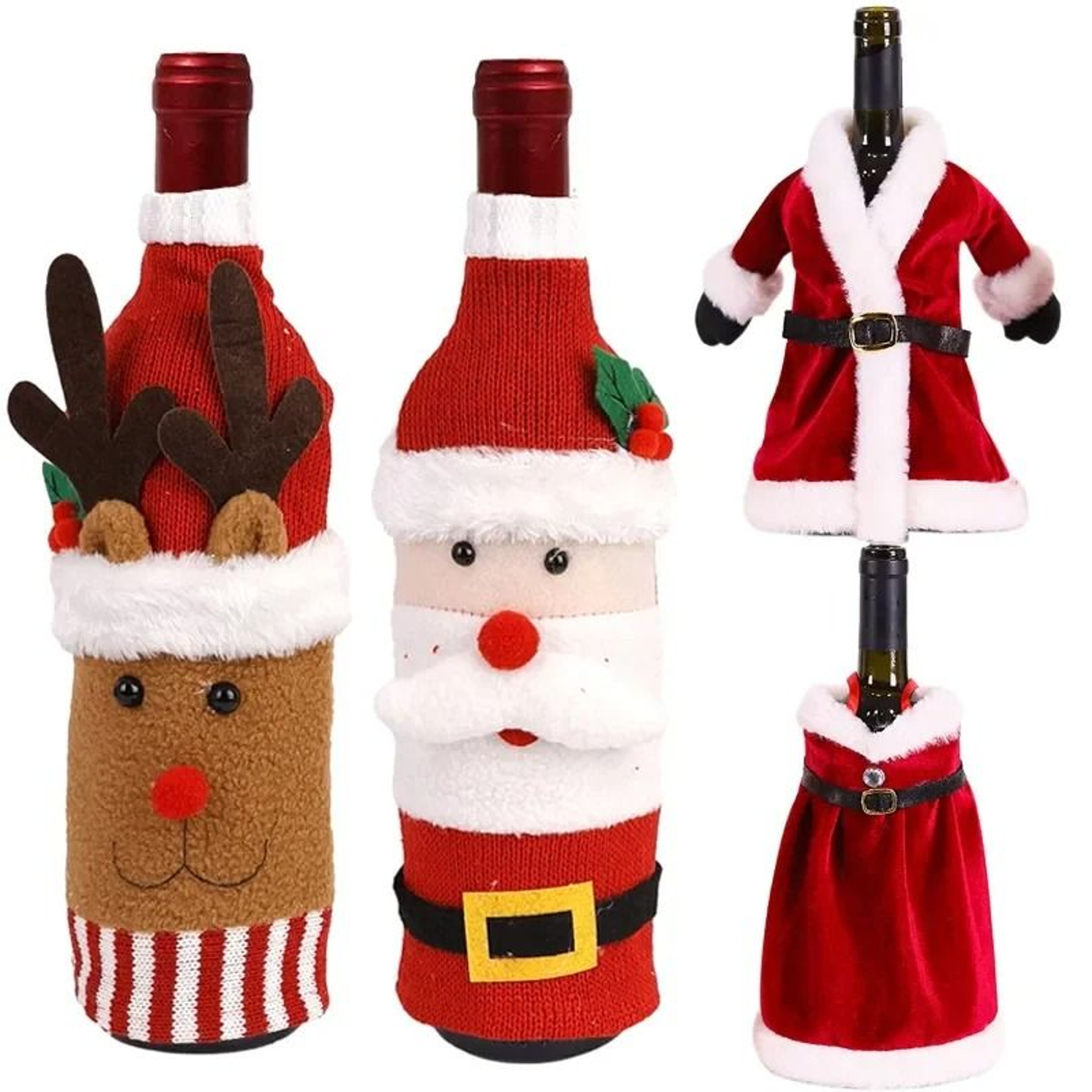 Christmas Sweater Wine Bottle Covers 5