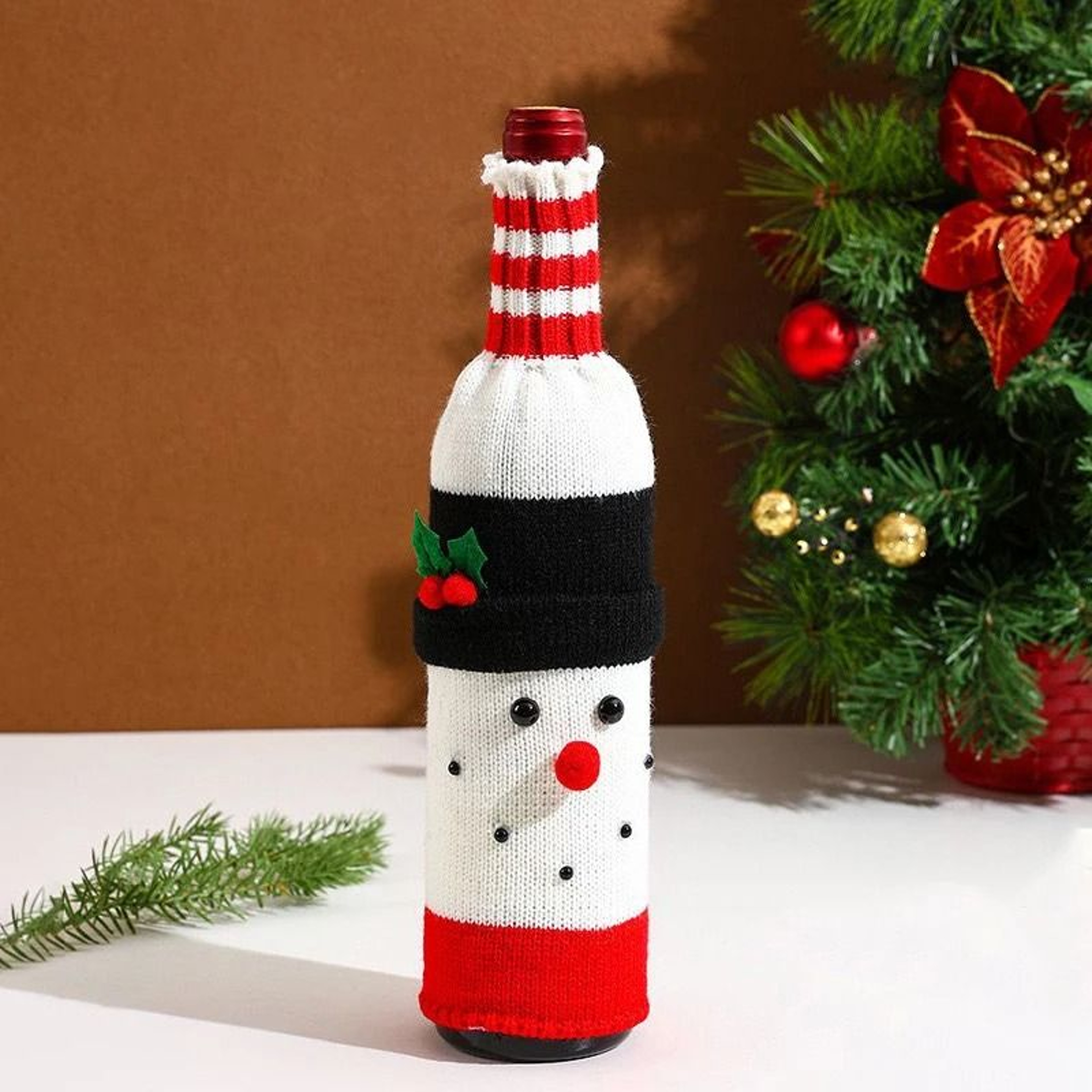 Christmas Sweater Wine Bottle Covers 8