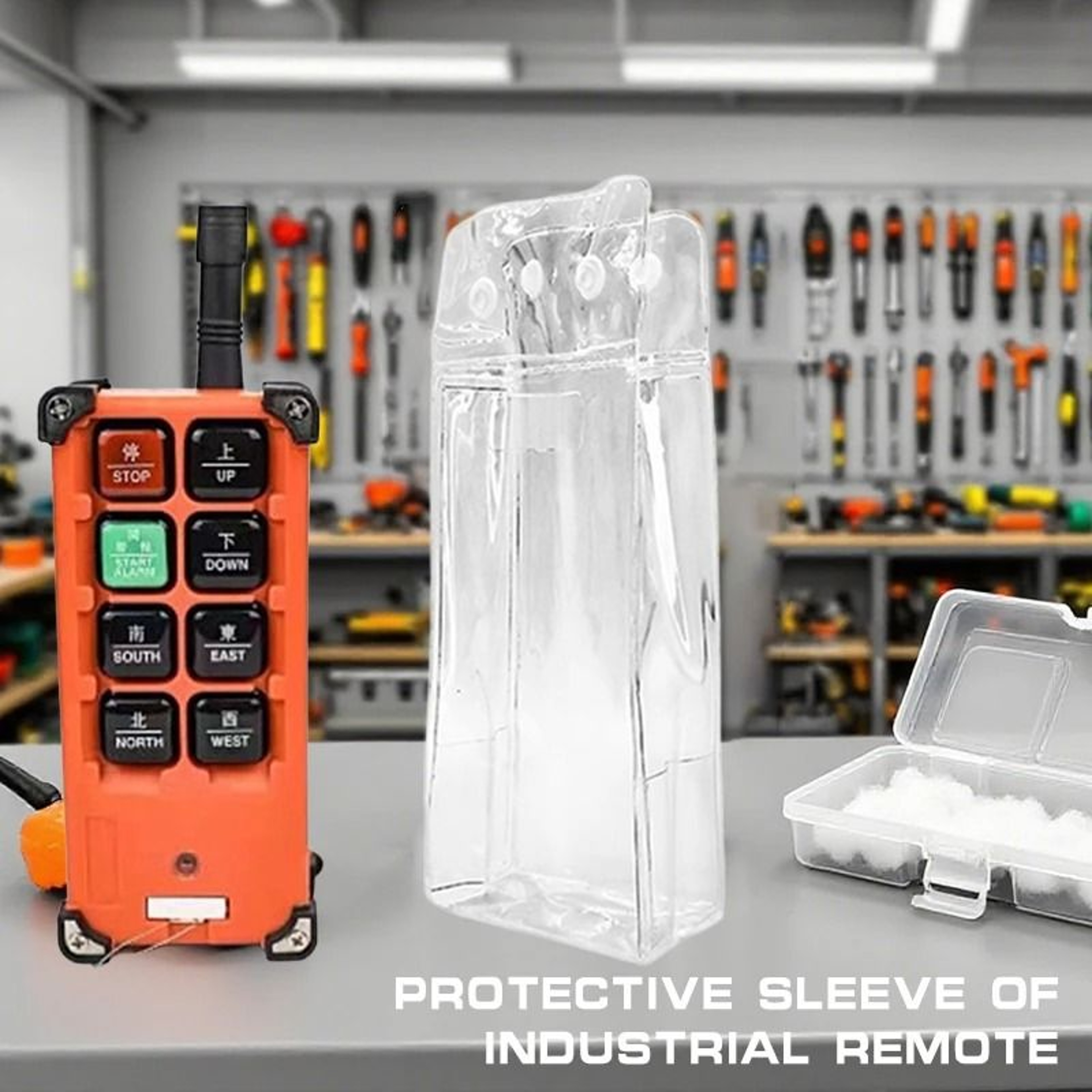 Industrial Remote Control Transparent PVC Protective Cover 2
