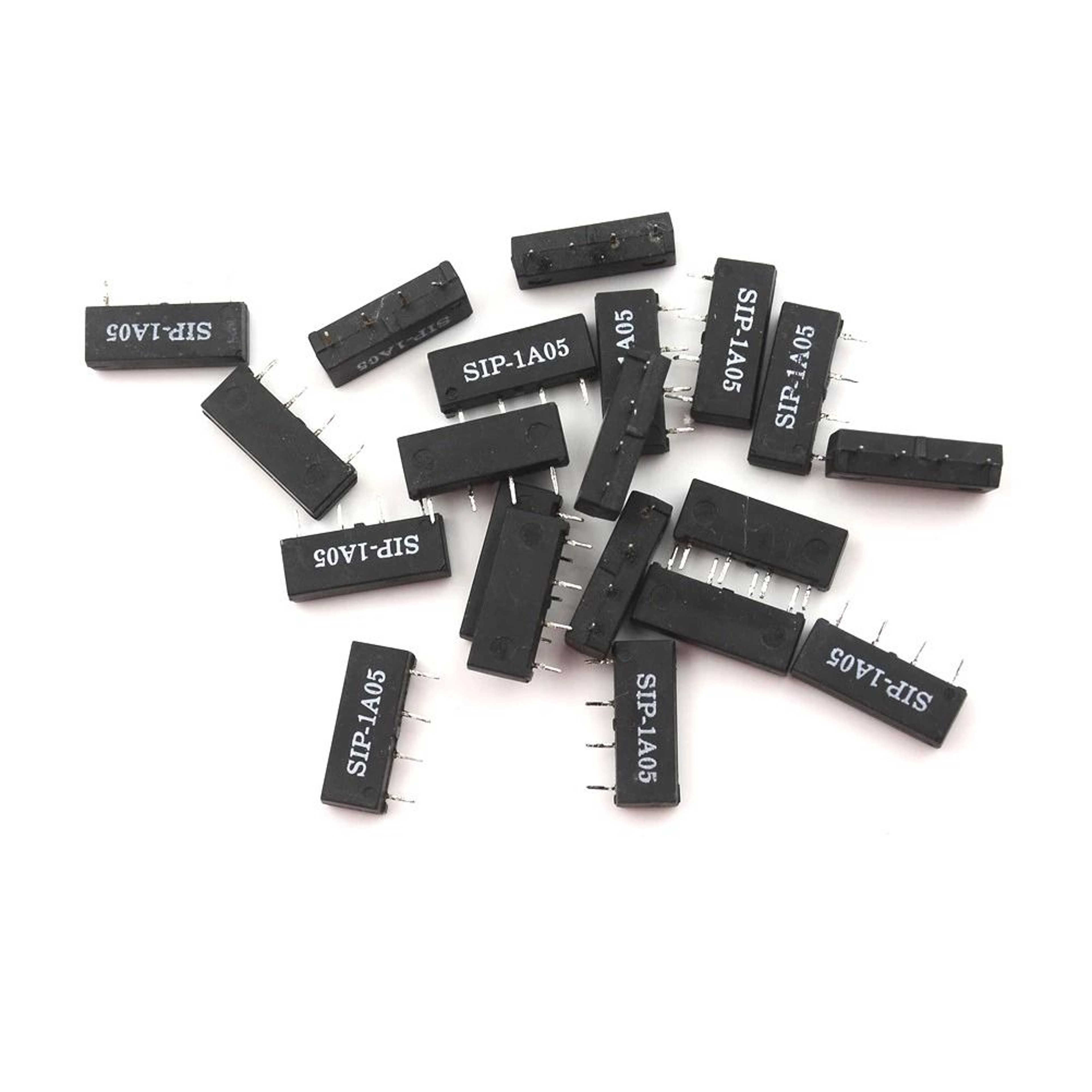 20Pcs 5V SIP1A05 4Pin Dry Reed Switch Relays 3