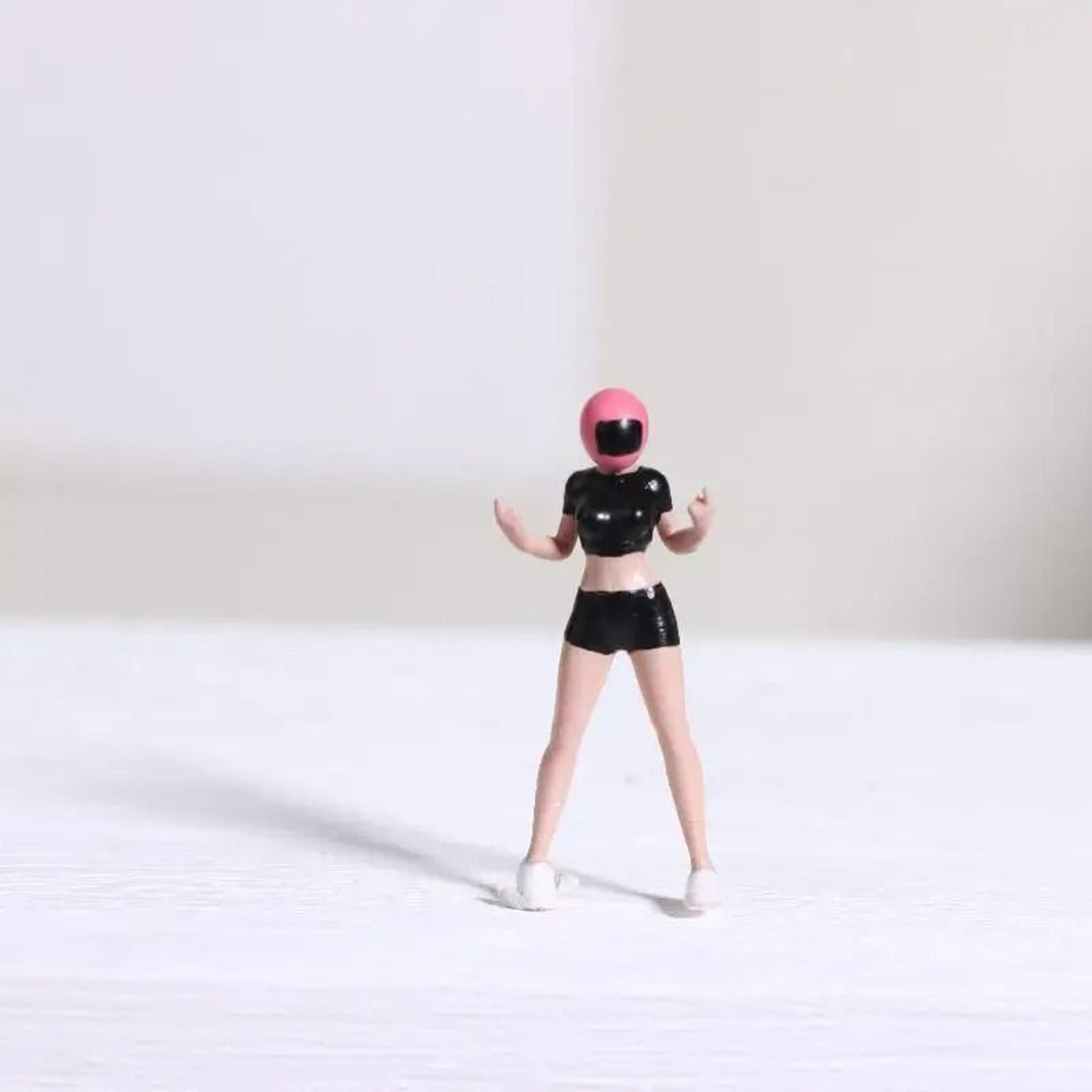 164 Scale Miniature Photographer Sand Table Figure Model 12