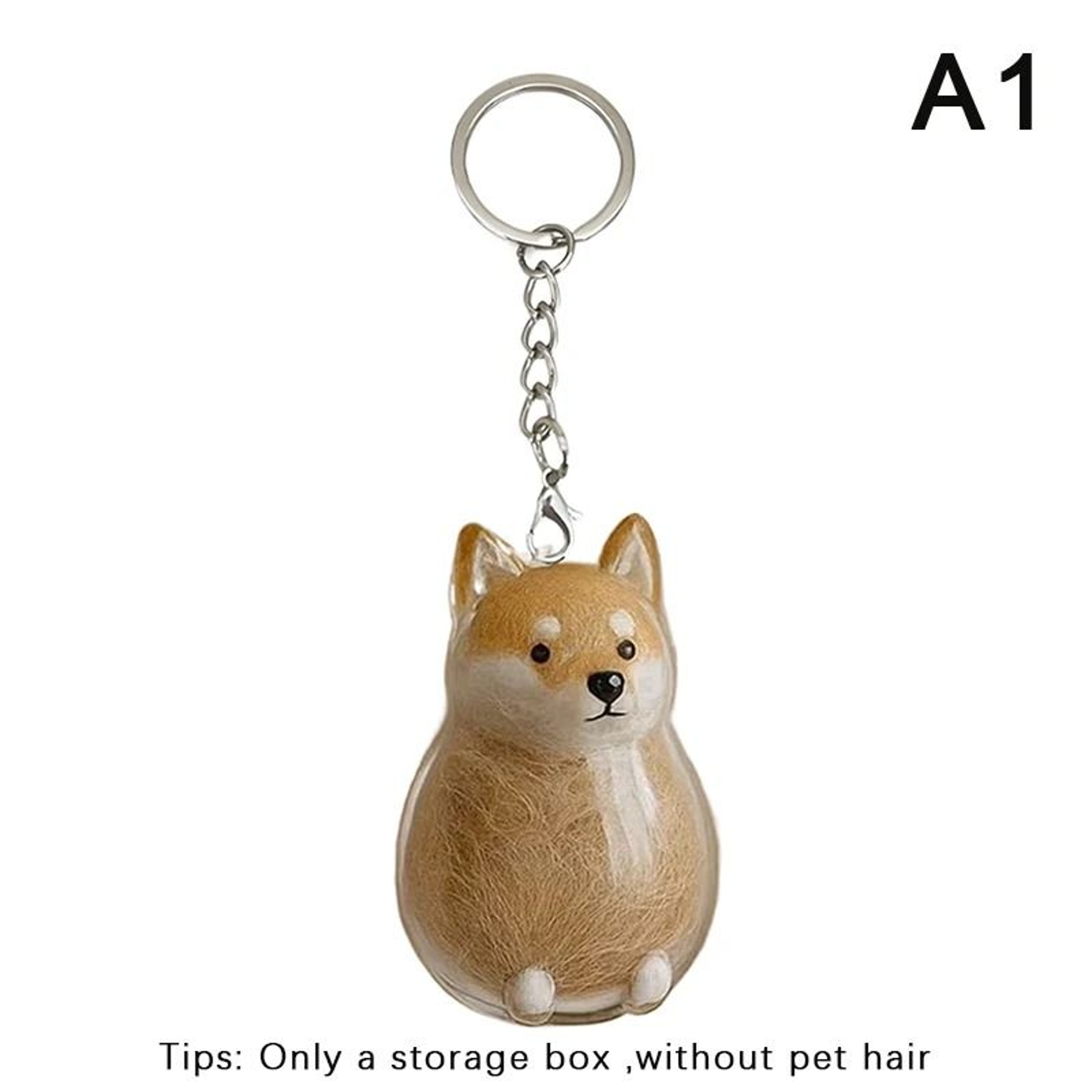 Dog Hair Storage Keychain Bottle  Pet Fur Memorial Capsule 14