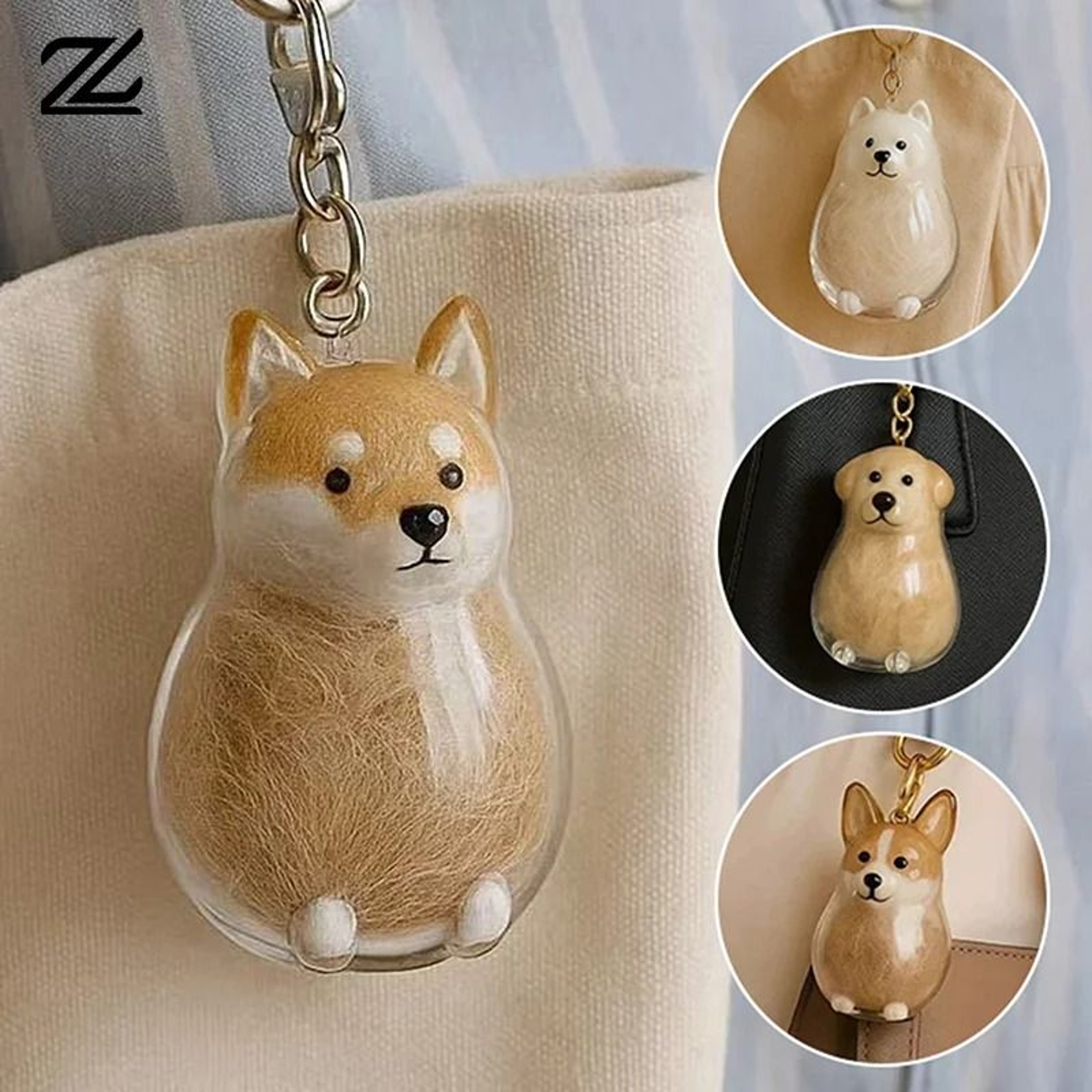 Dog Hair Storage Keychain Bottle  Pet Fur Memorial Capsule 1