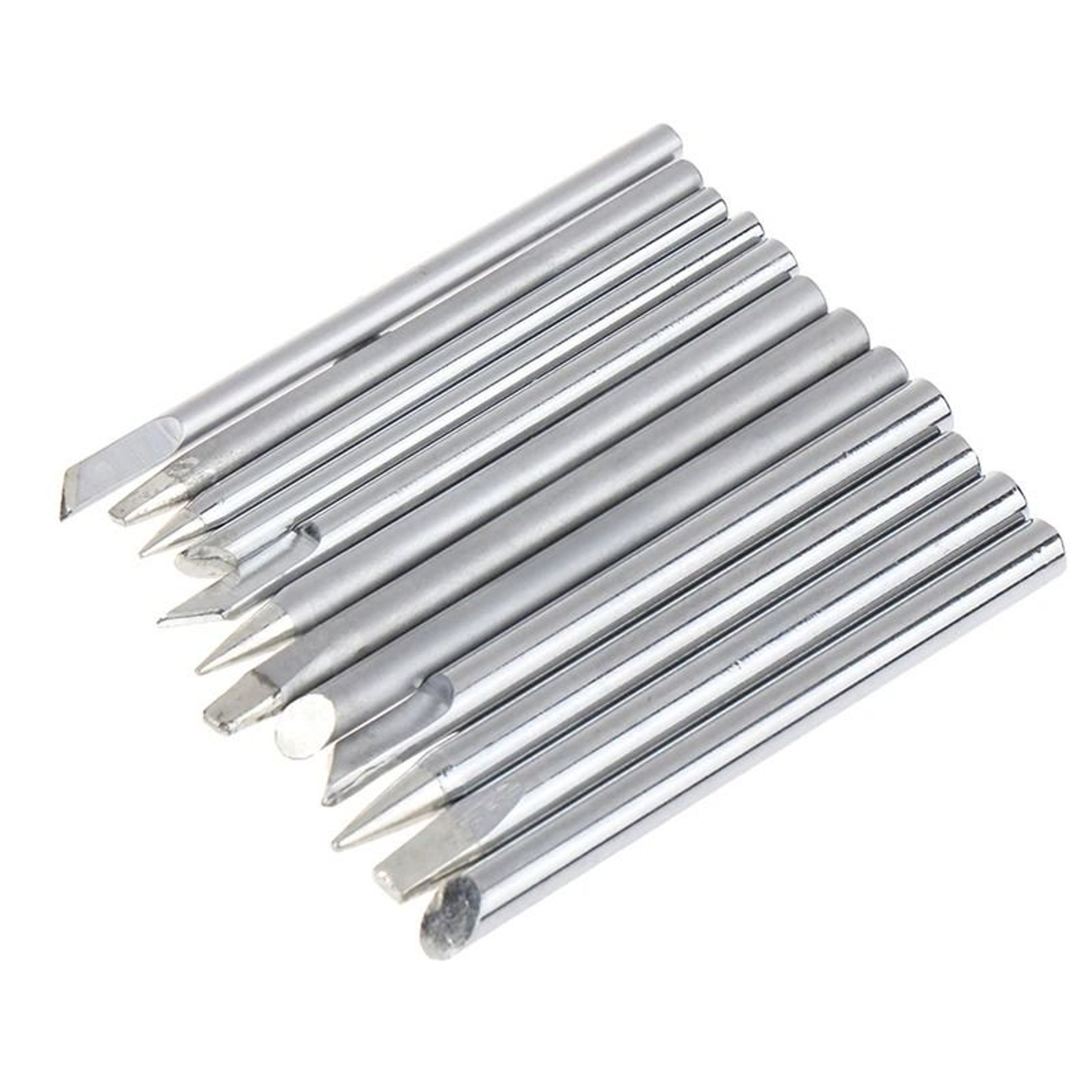 4Pcs Copper Soldering Iron Tips 30W 40W 60W For External Heat Irons 2