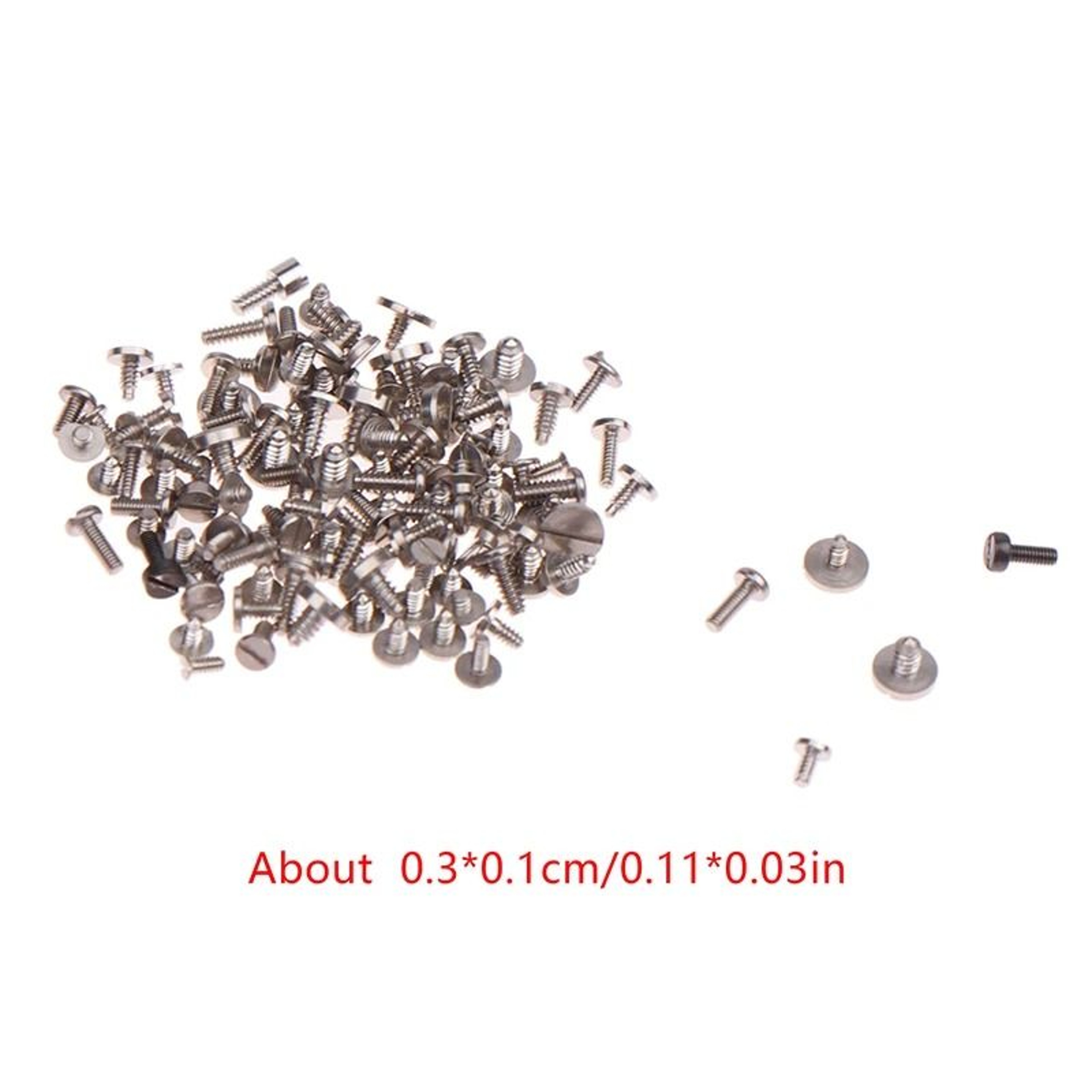 100Pcs Tiny Precision Mixed MultiSize Watch Screws Set For Watchmakers 1