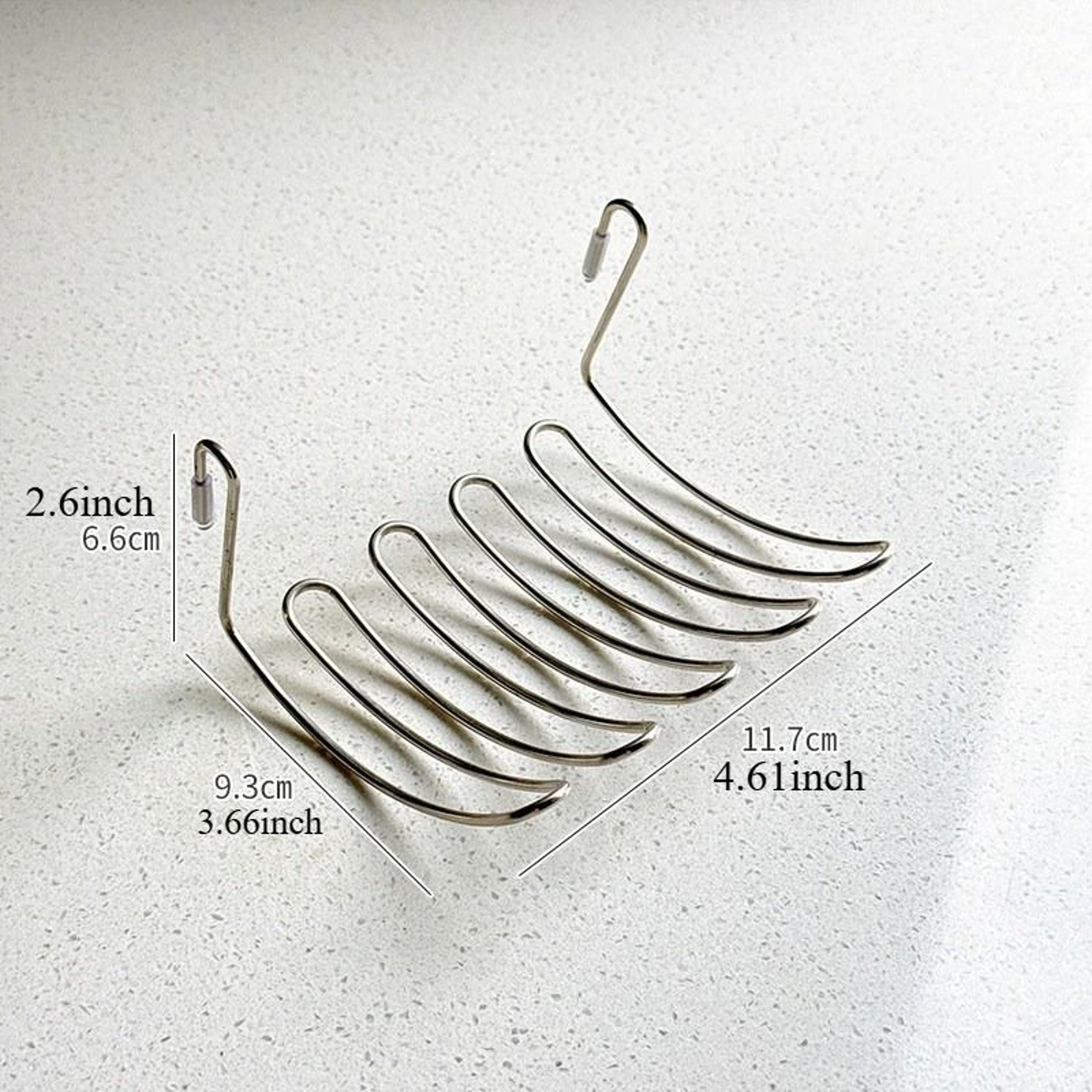 Expandable Stainless Steel Sink Drain Rack  Multifunctional Storage Basket 5