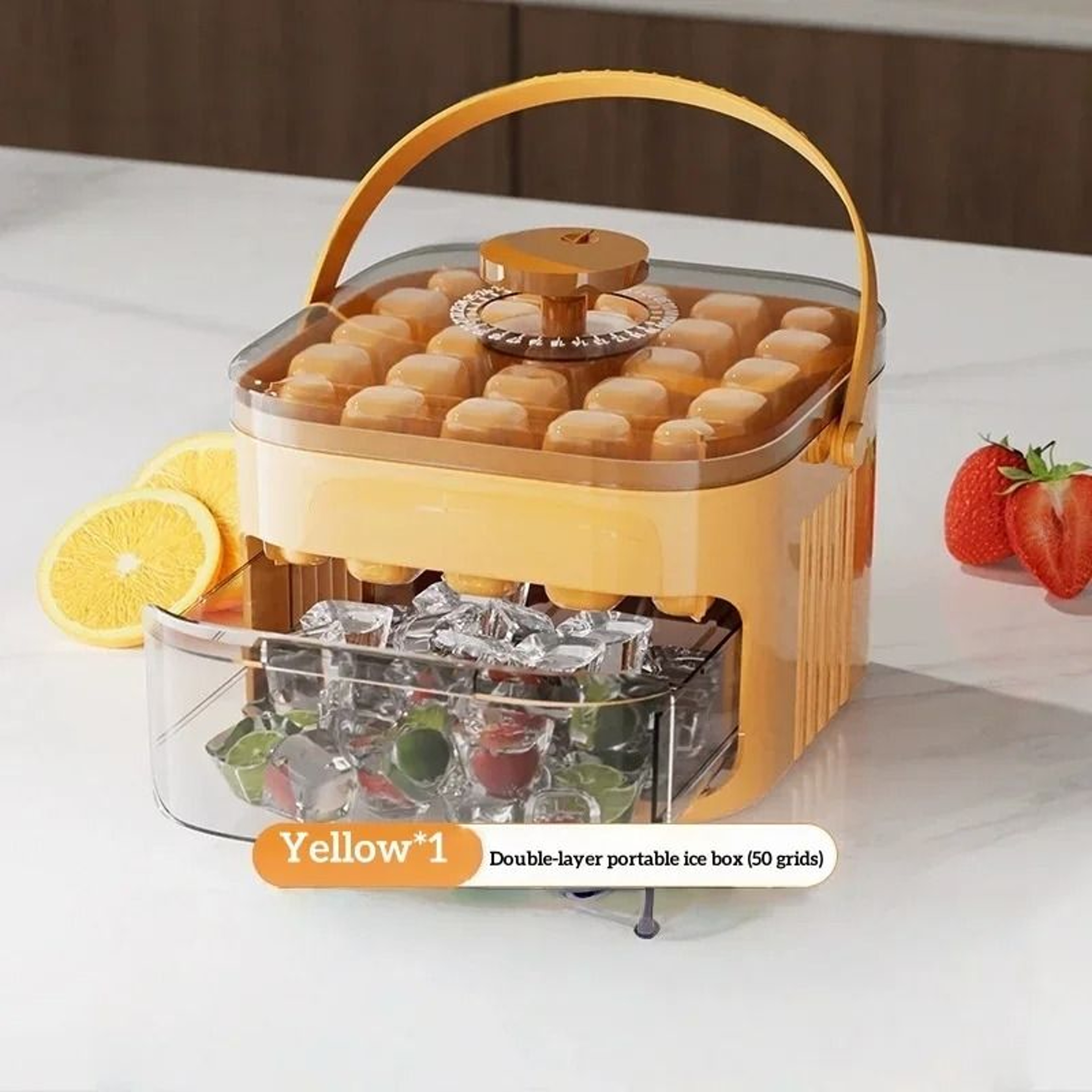 PressType Ice Cube Mold Box With Easy Demolding Tray For Home Refrigerators 7