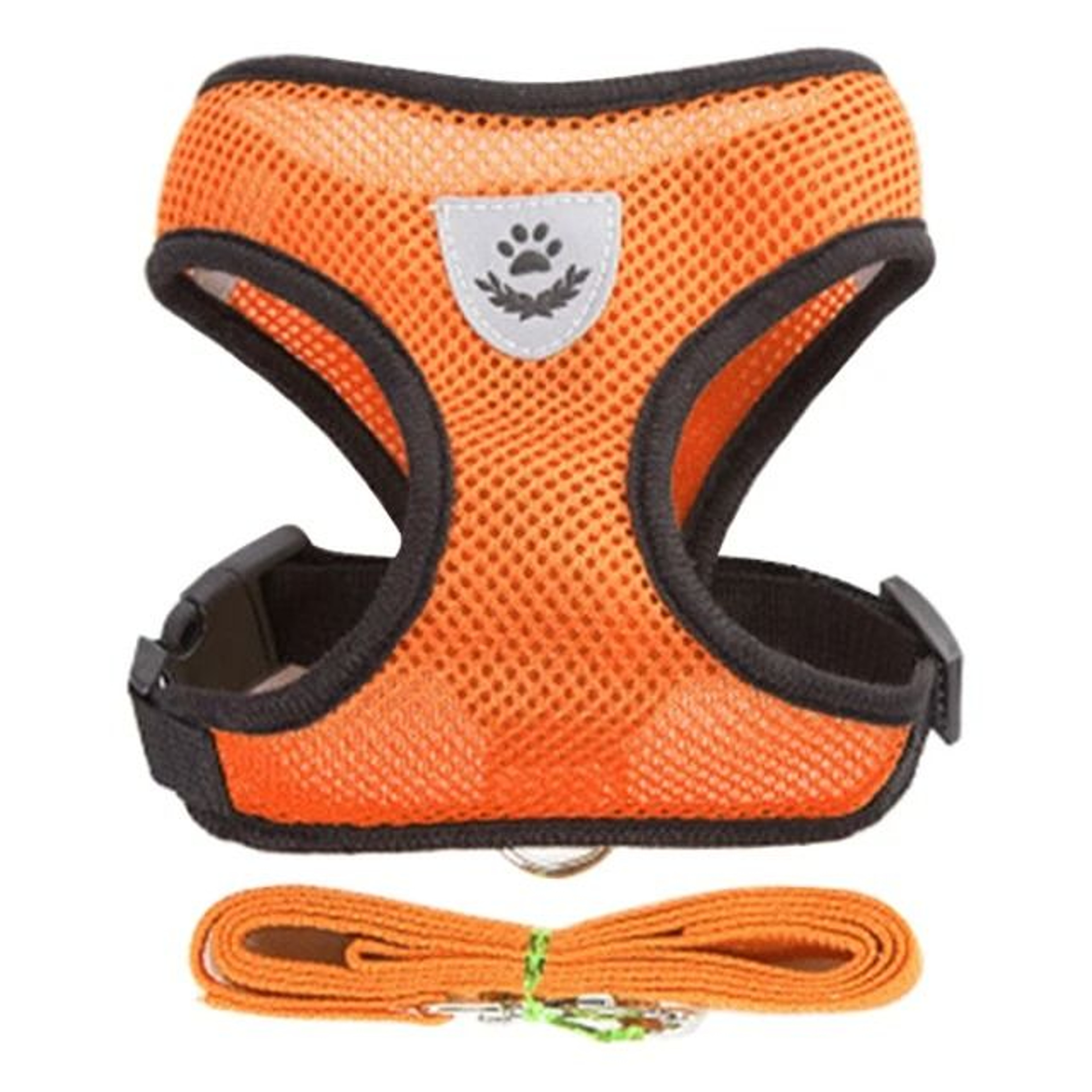 Adjustable Soft Breathable Mesh Dog Harness And Leash Set For Small  Medium Pets 13