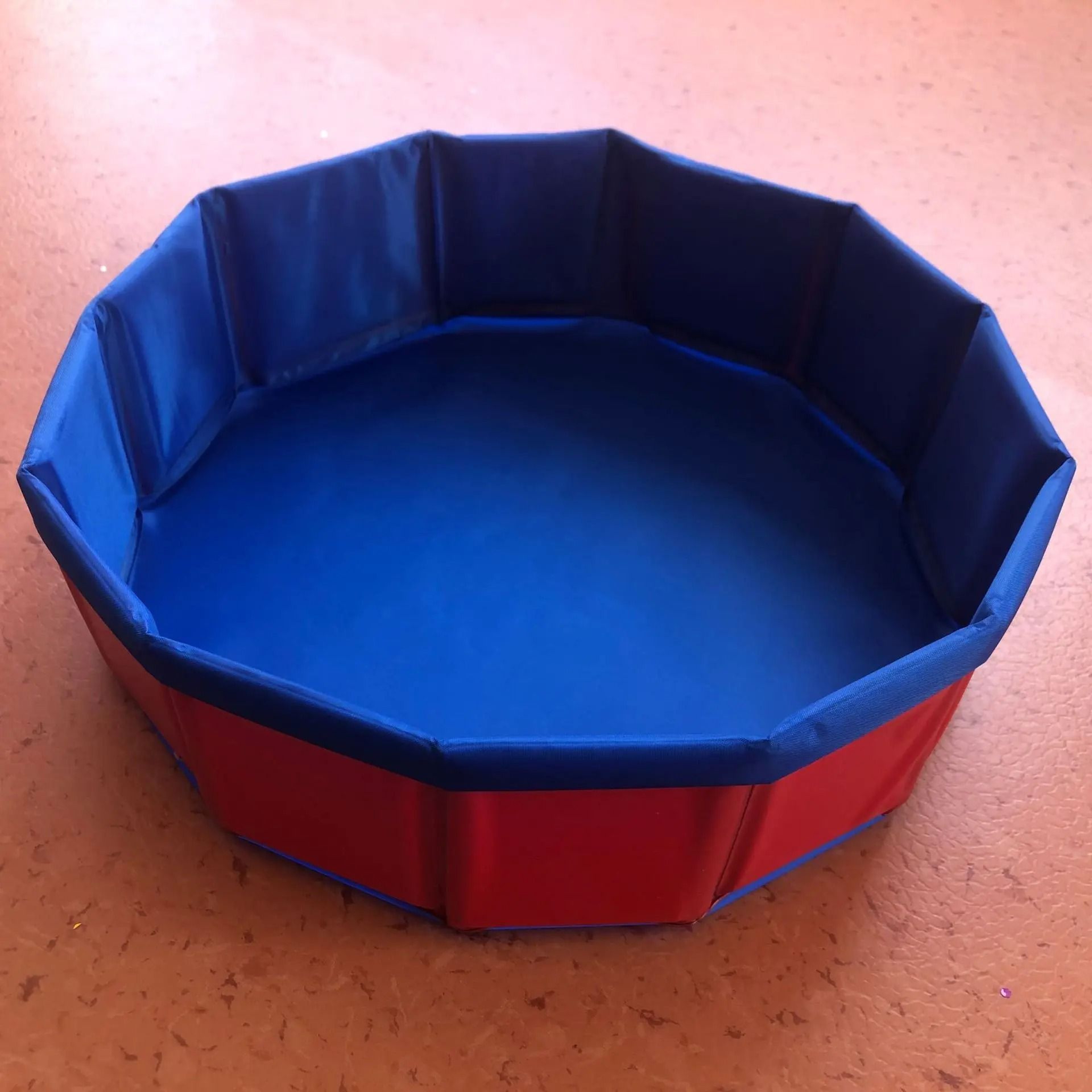 HeavyDuty Blue Pet Bath Tub  Portable Folding Dog Grooming Pool 7