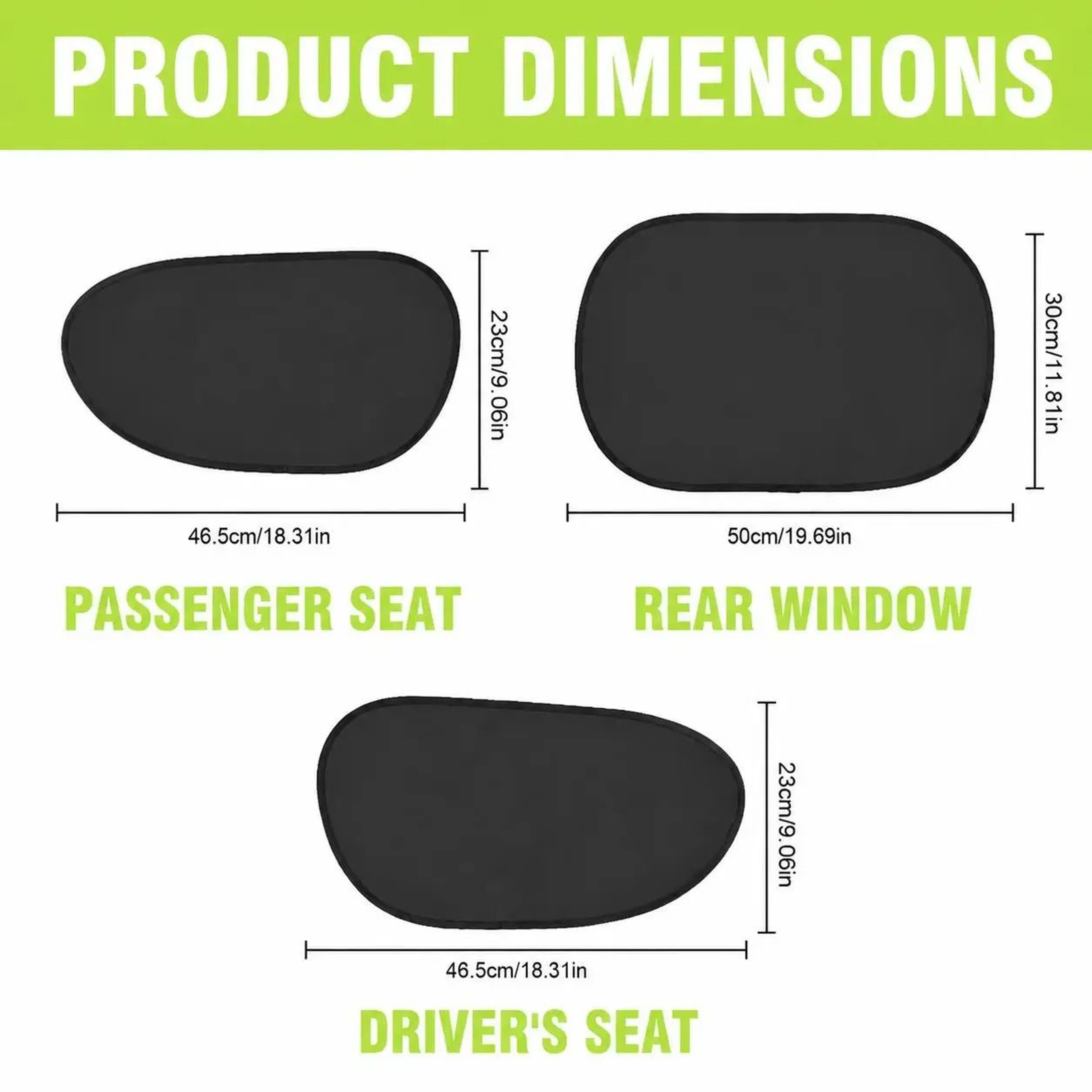 Static Cling Car Window Sunshades Electrostatic UV Blocking AntiGlare Film 1