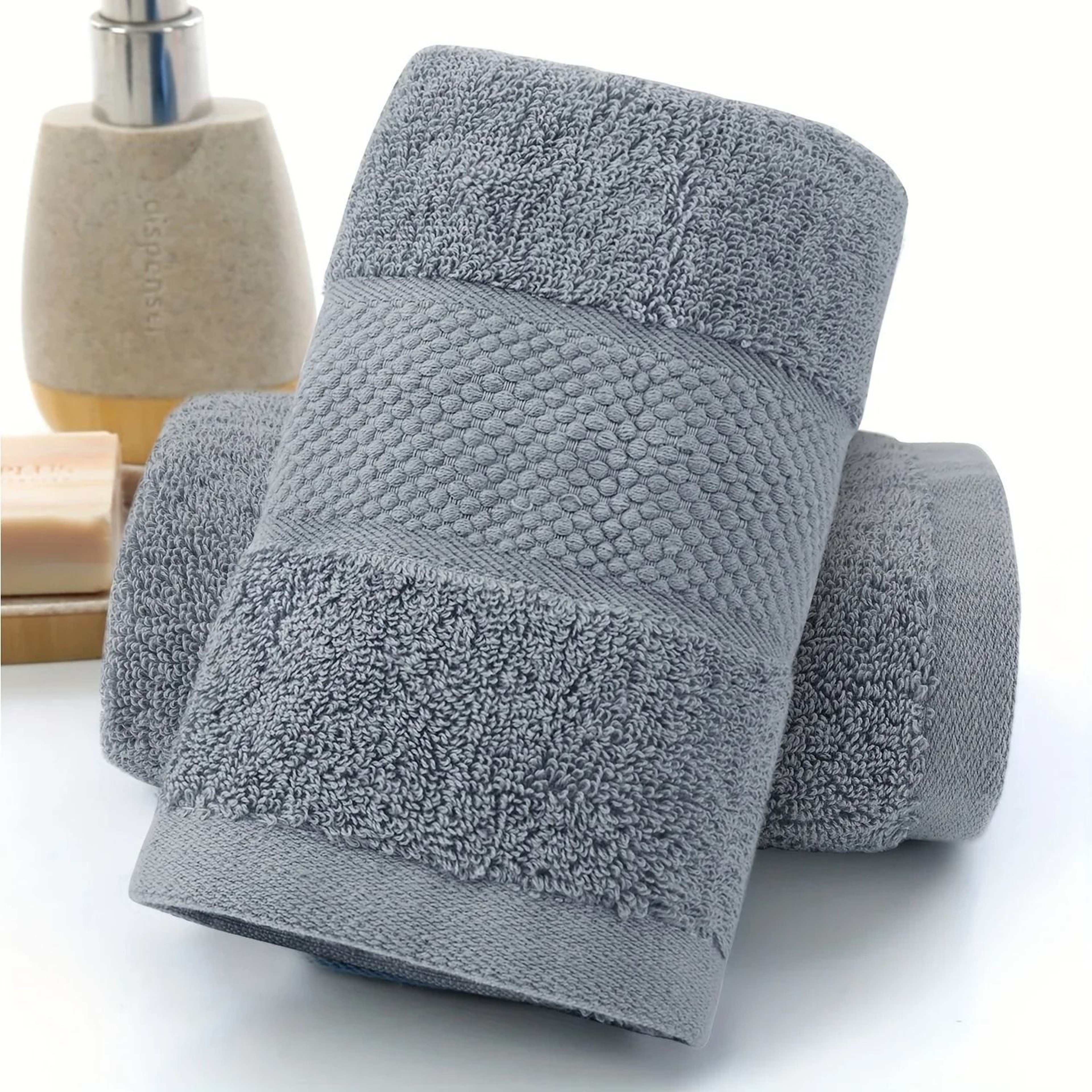 100 Pure Cotton QuickDry Bath Towel 32x72cm Soft Absorbent Hand Towel 6