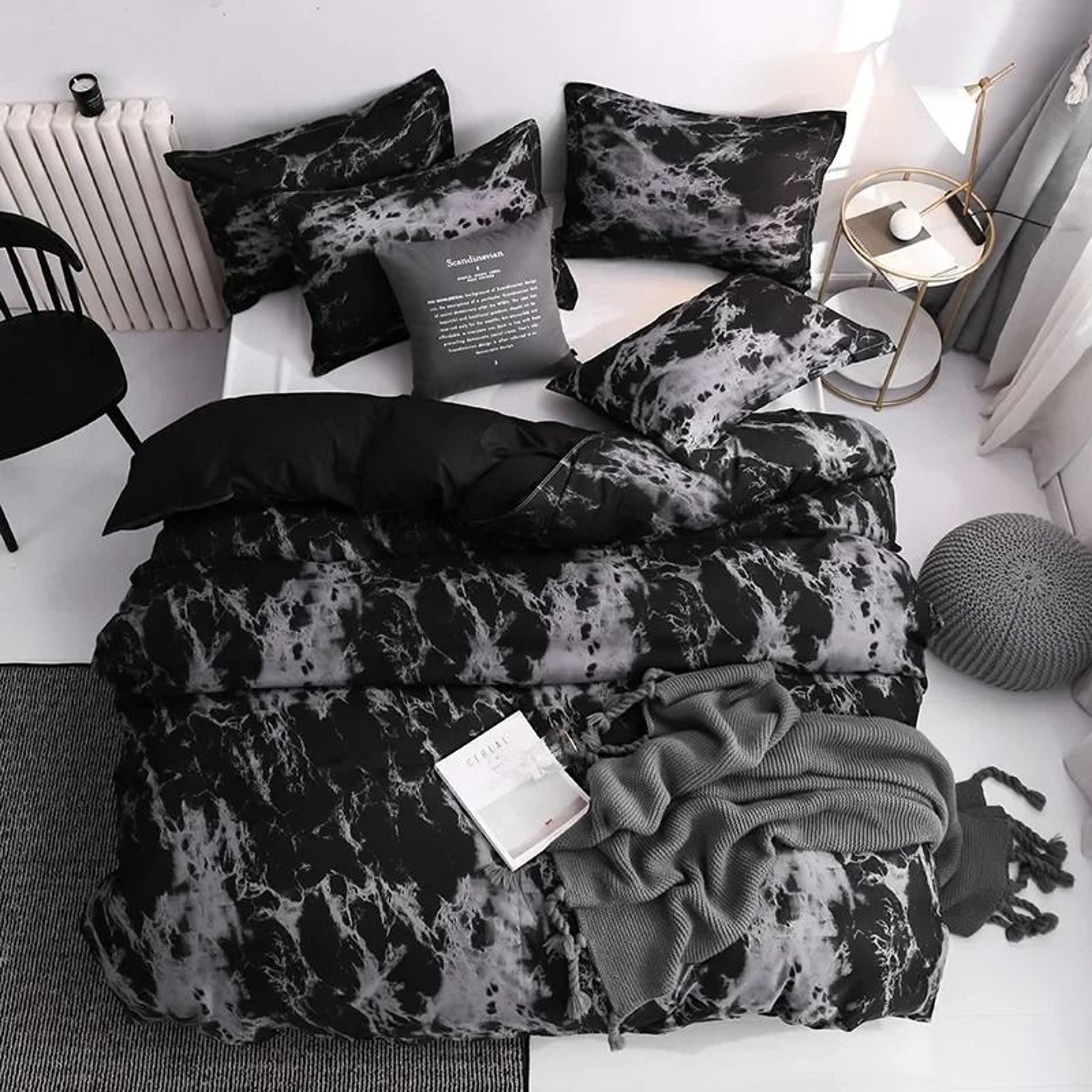 3pcs Modern Printed Duvet Cover Set With Matching Pillowcases Comforter Quilt Cover Set For Single  7