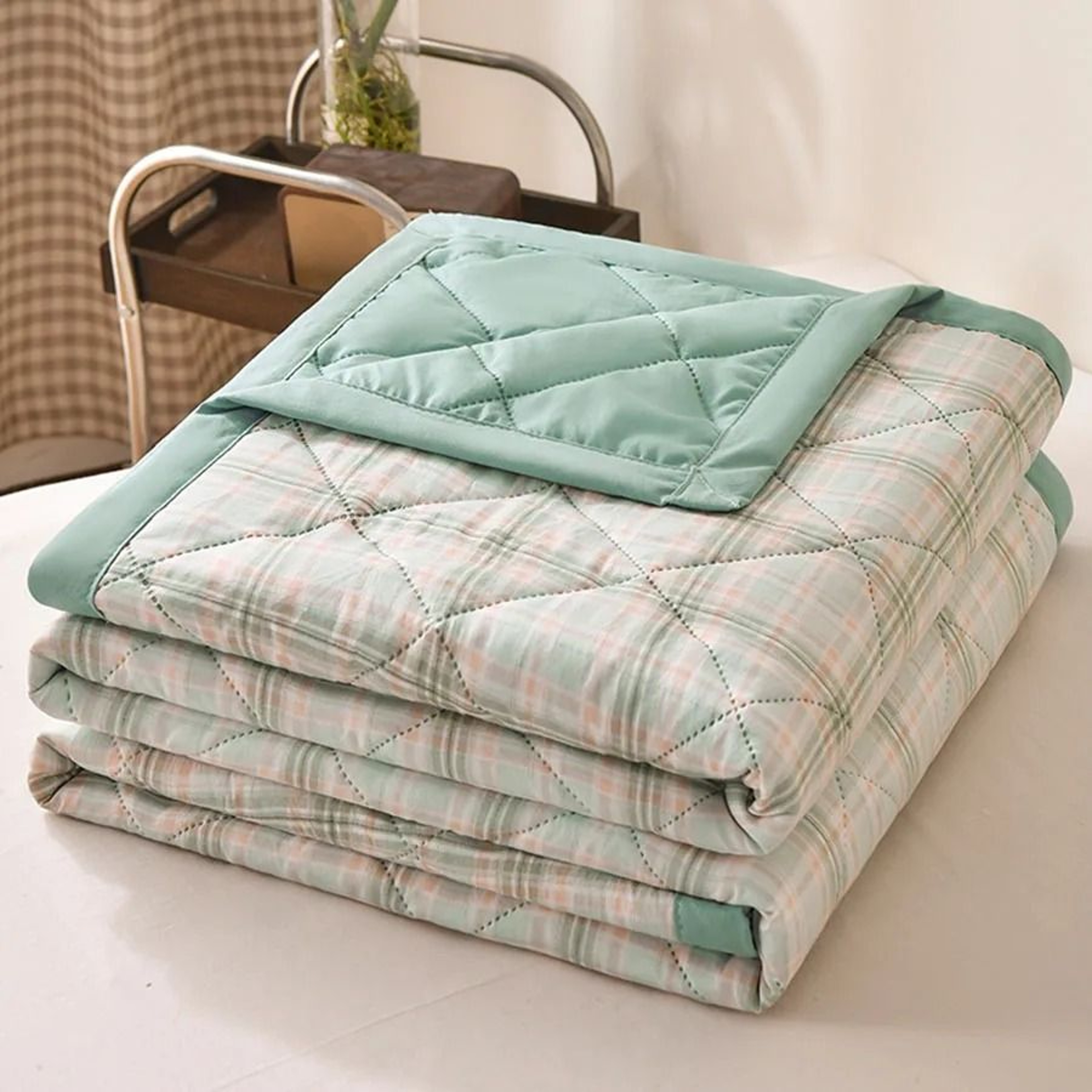 Summer Thin Ultrasonic Quilted Comforter Soft Breathable AirConditioned Four Seasons Quilt 6