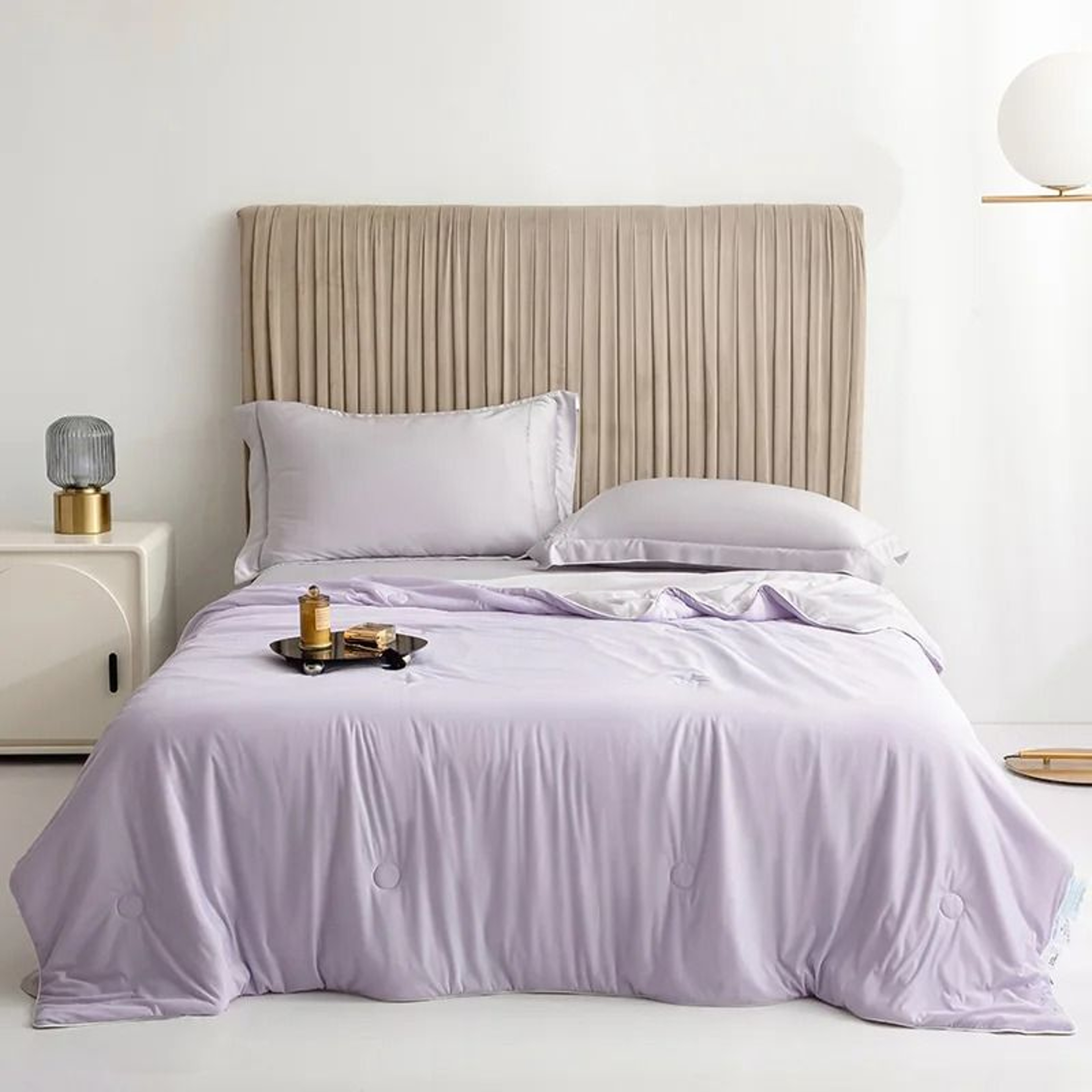 High Quality Smooth Cooling Blanket Lightweight Summer Air Condition Comforter With DoubleSided Col 11