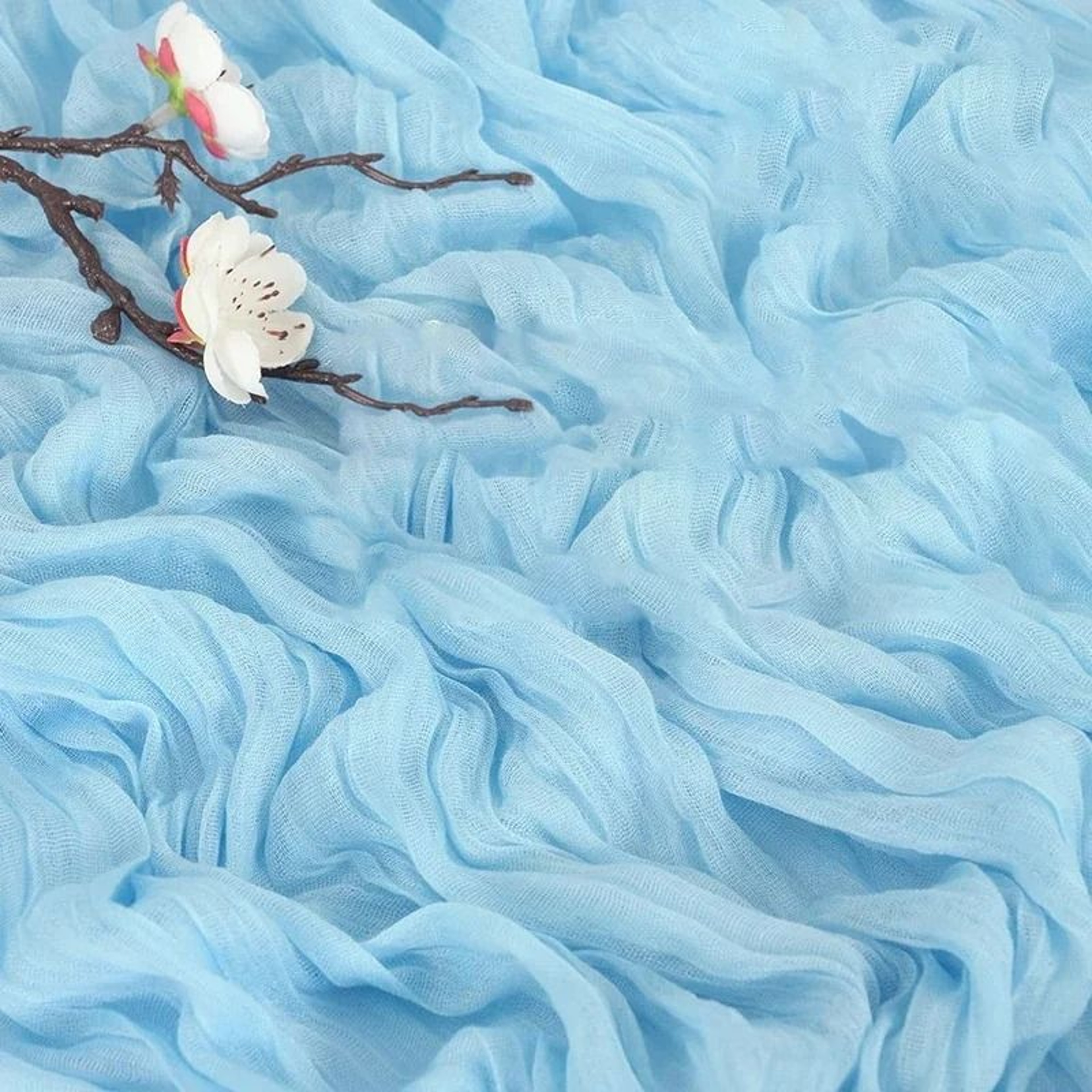 Sage Green Cheesecloth Table Runner Boho Gauze Sheer Drapery For Wedding Party  Baby Shower 20