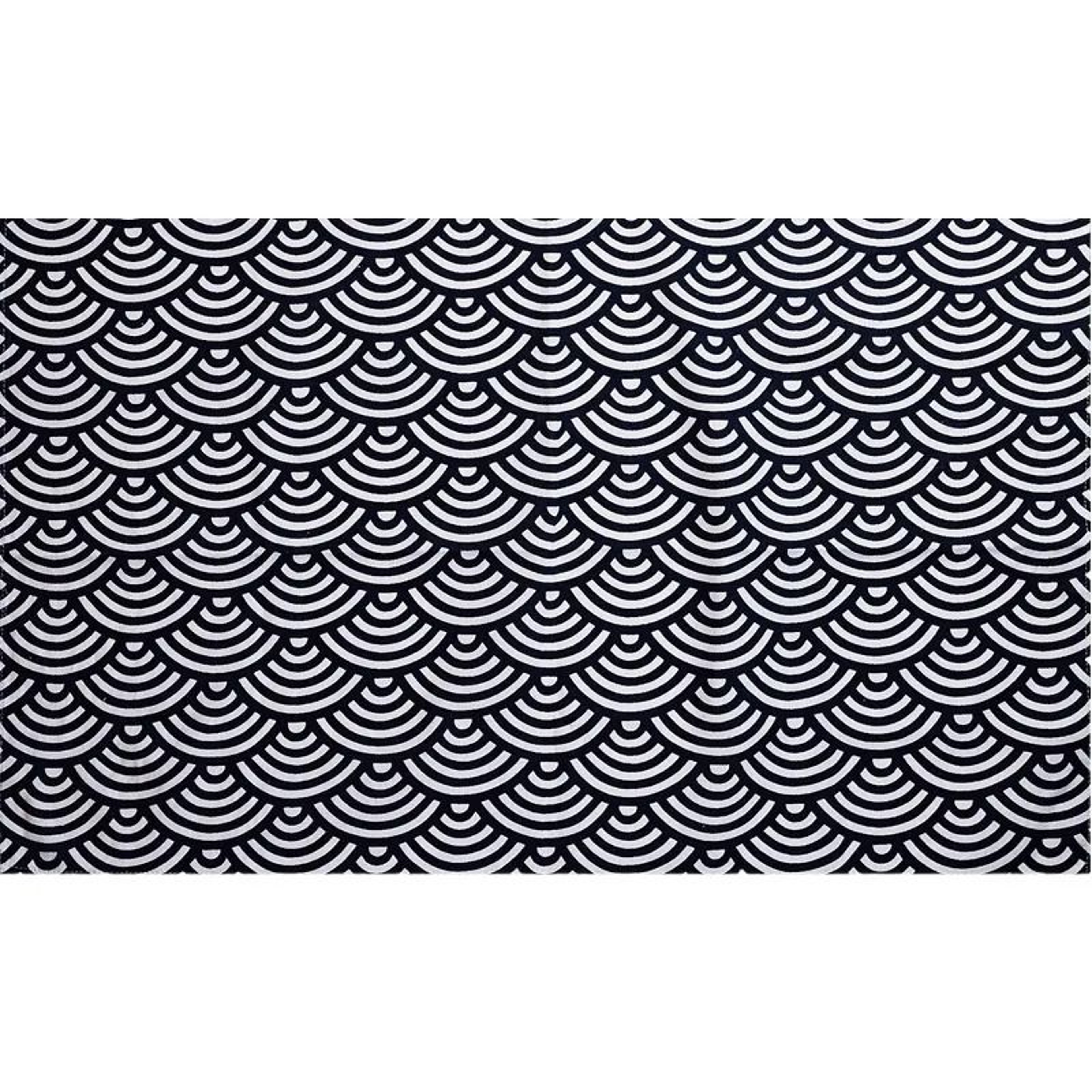 Deep Blue Ocean Waves Rectangular Placemats Set Of 4 Japanese Seigaiha Pattern Dining Table Mats 7