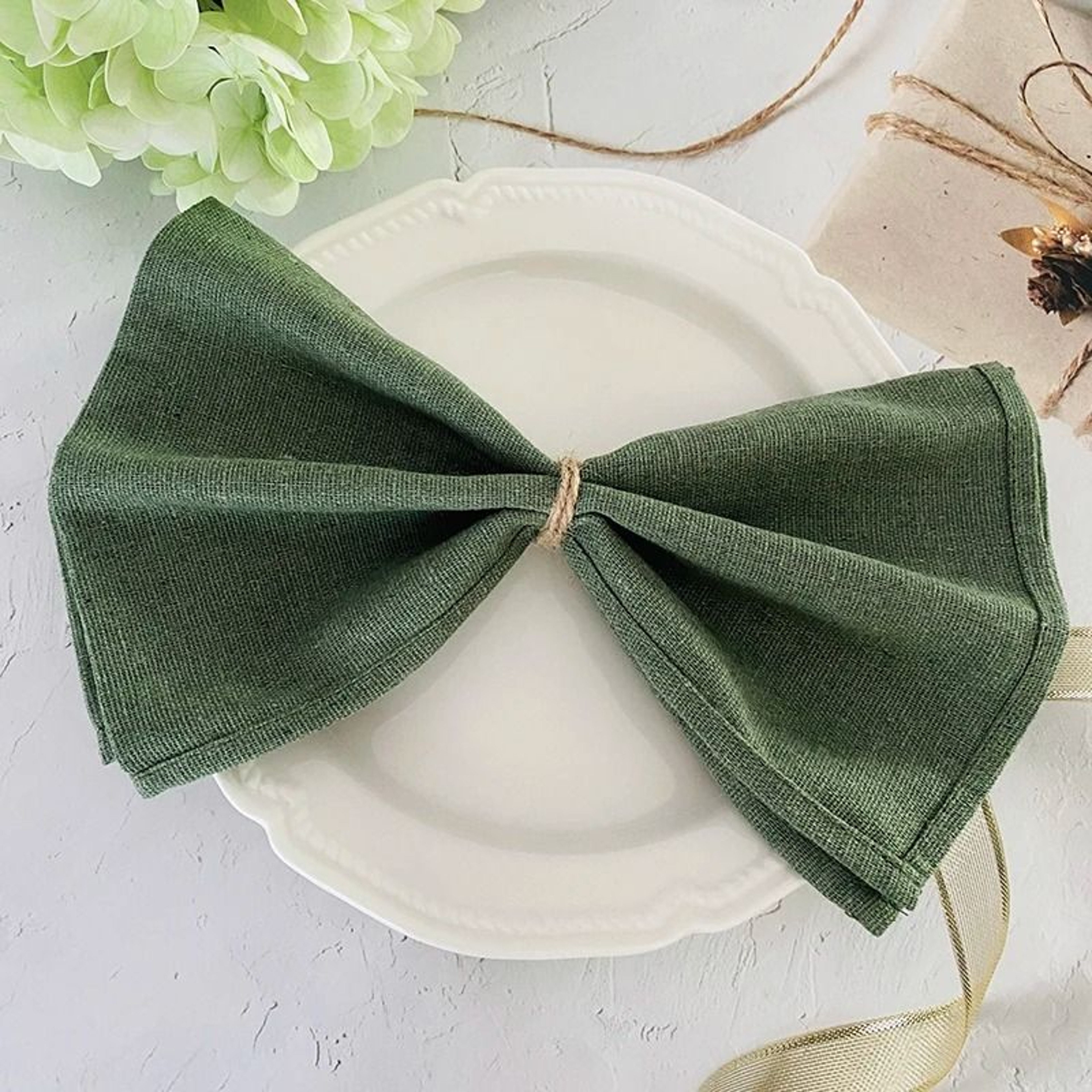 Orange Cotton Polyester Blend Cloth Napkins 6 Pieces 30x45cm Washable Dinner Napkins For Wedding  P 15