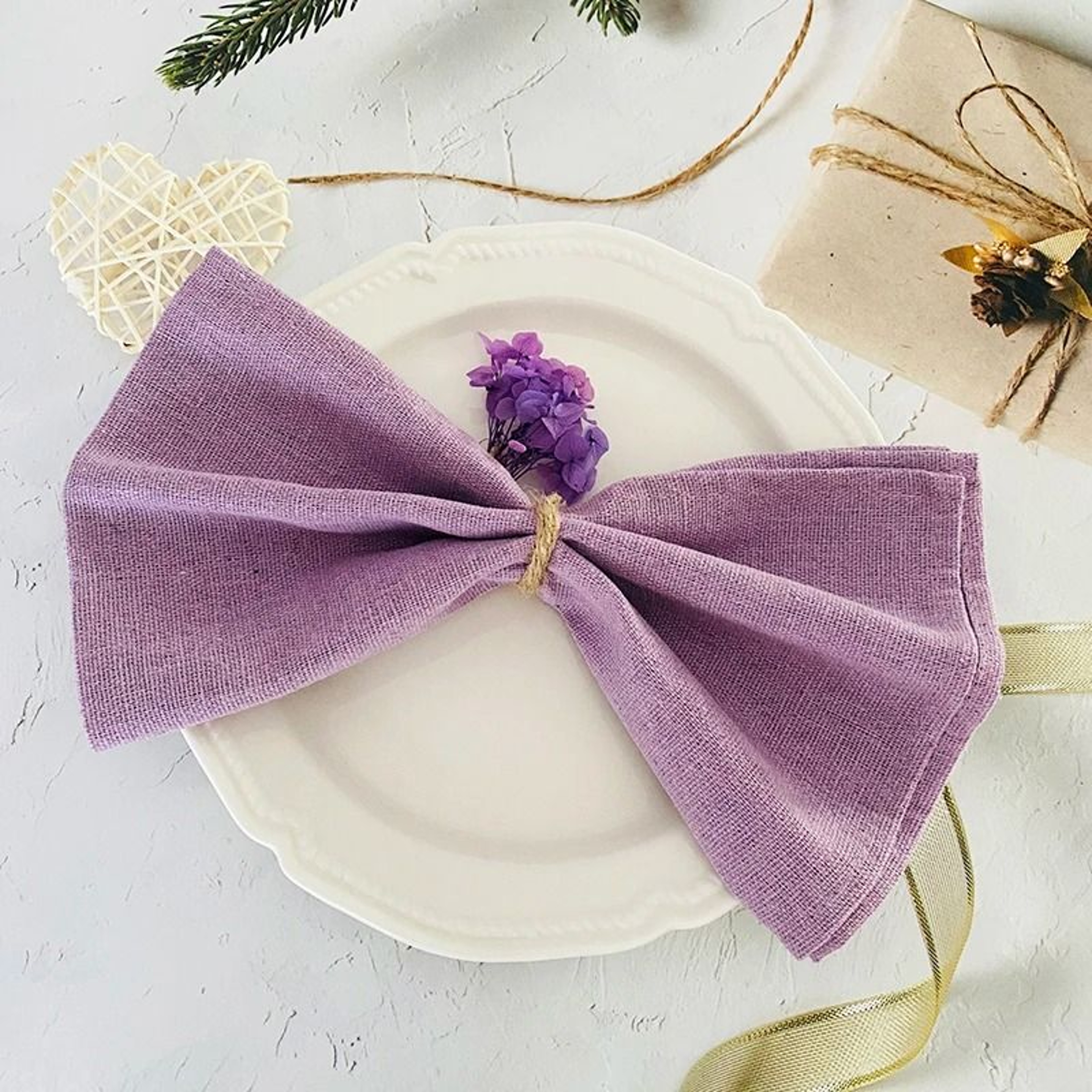 Orange Cotton Polyester Blend Cloth Napkins 6 Pieces 30x45cm Washable Dinner Napkins For Wedding  P 12