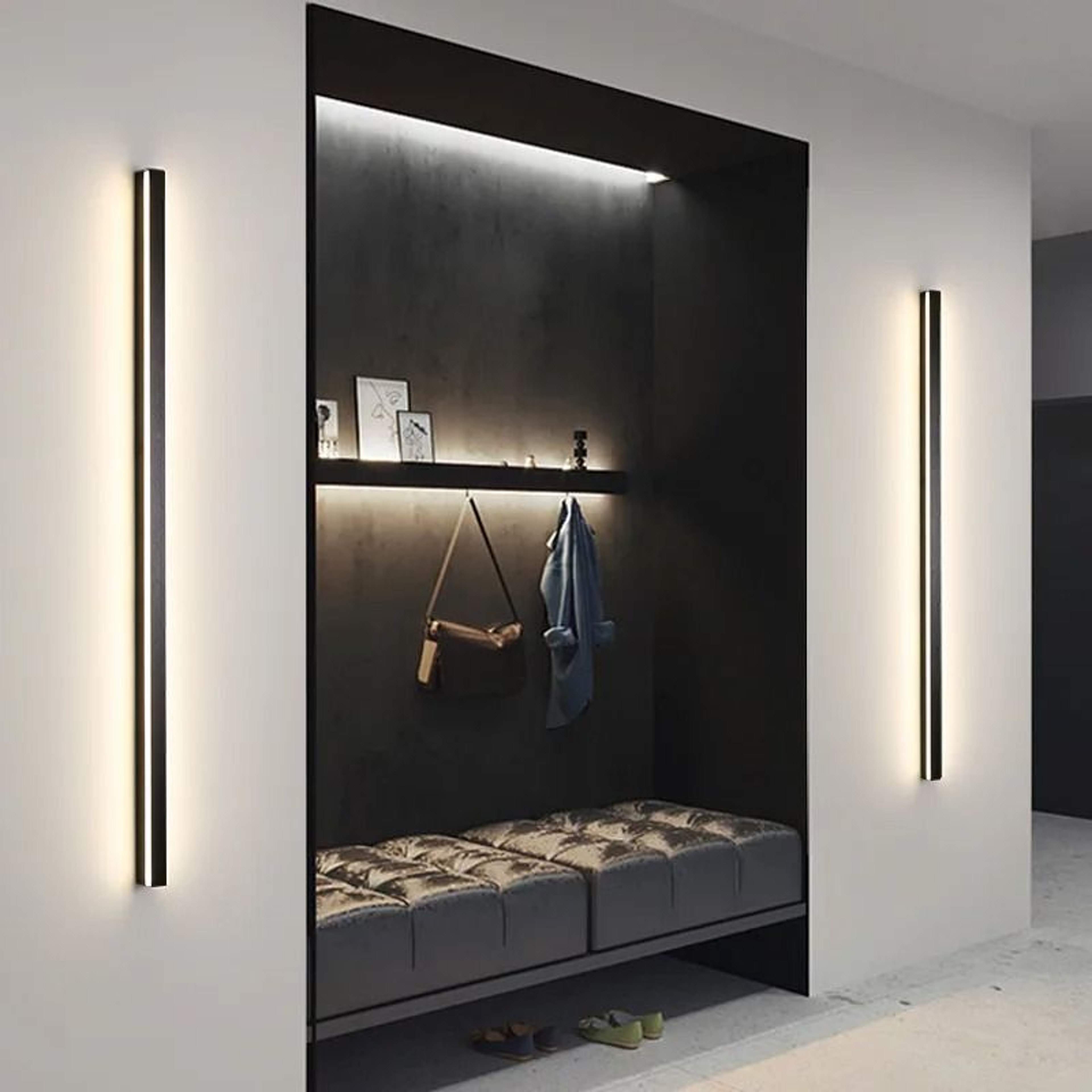 Superlong Minimalist LED Line Wall Light 200CM Modern Indoor Sconce For TV Background Living Room   4