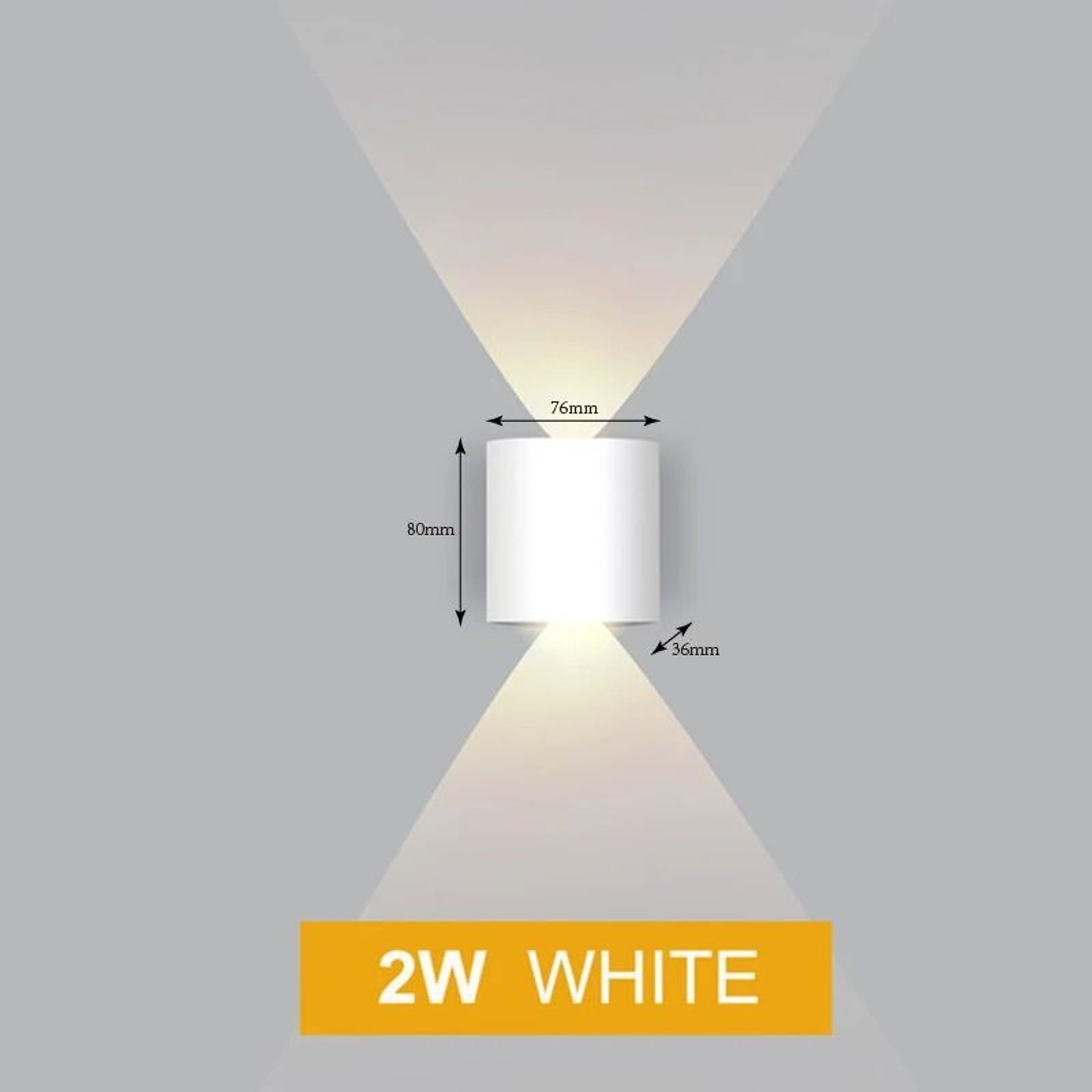 Nordic LED Aluminum Up Down Wall Lamp IP65 Waterproof Outdoor  Indoor Modern Sconce For Stairs Bedr 5