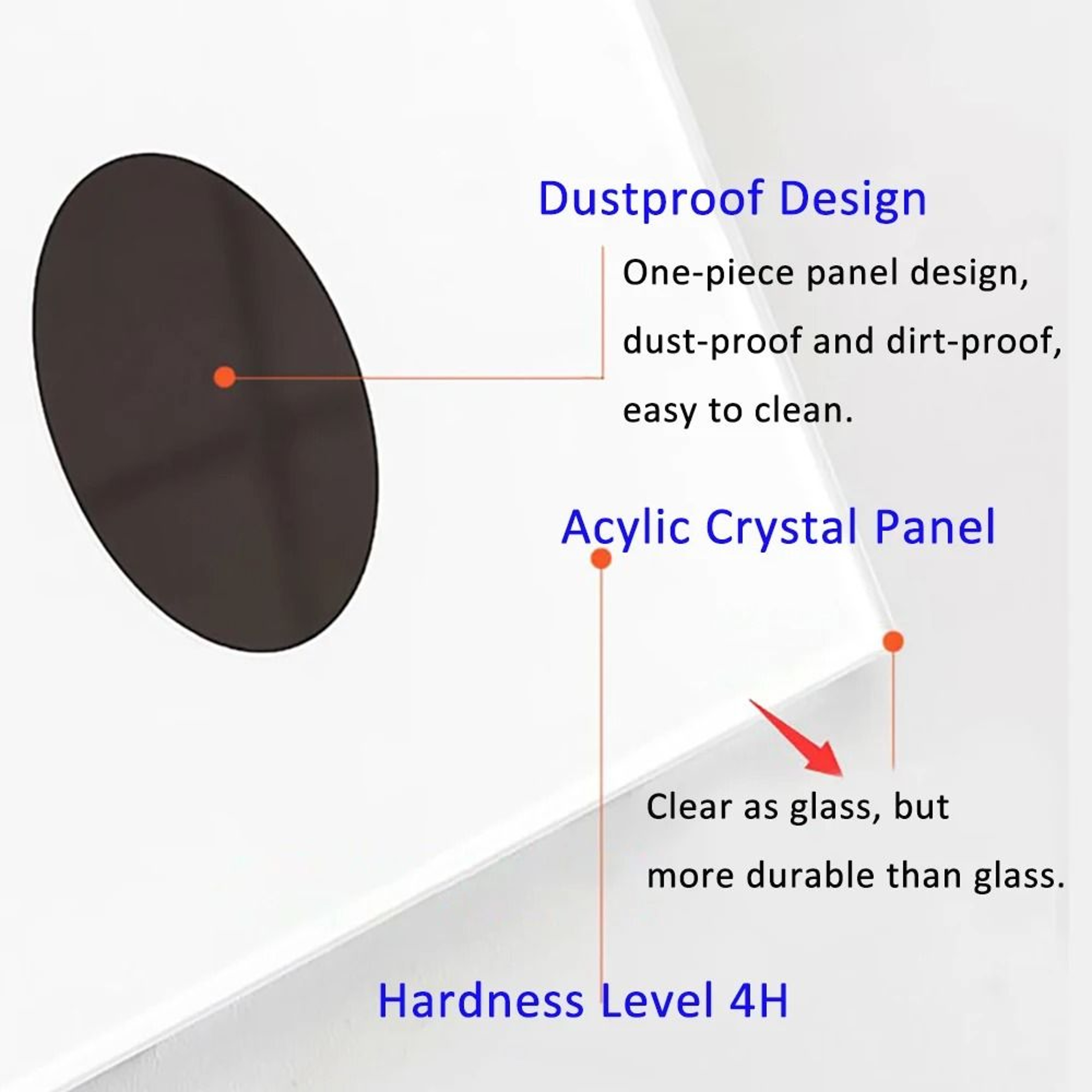 SANDIY Indoor Recessed LED Step Light Modern NonSensor Wall Nightlight For Staircase Balcony  Bedro 4