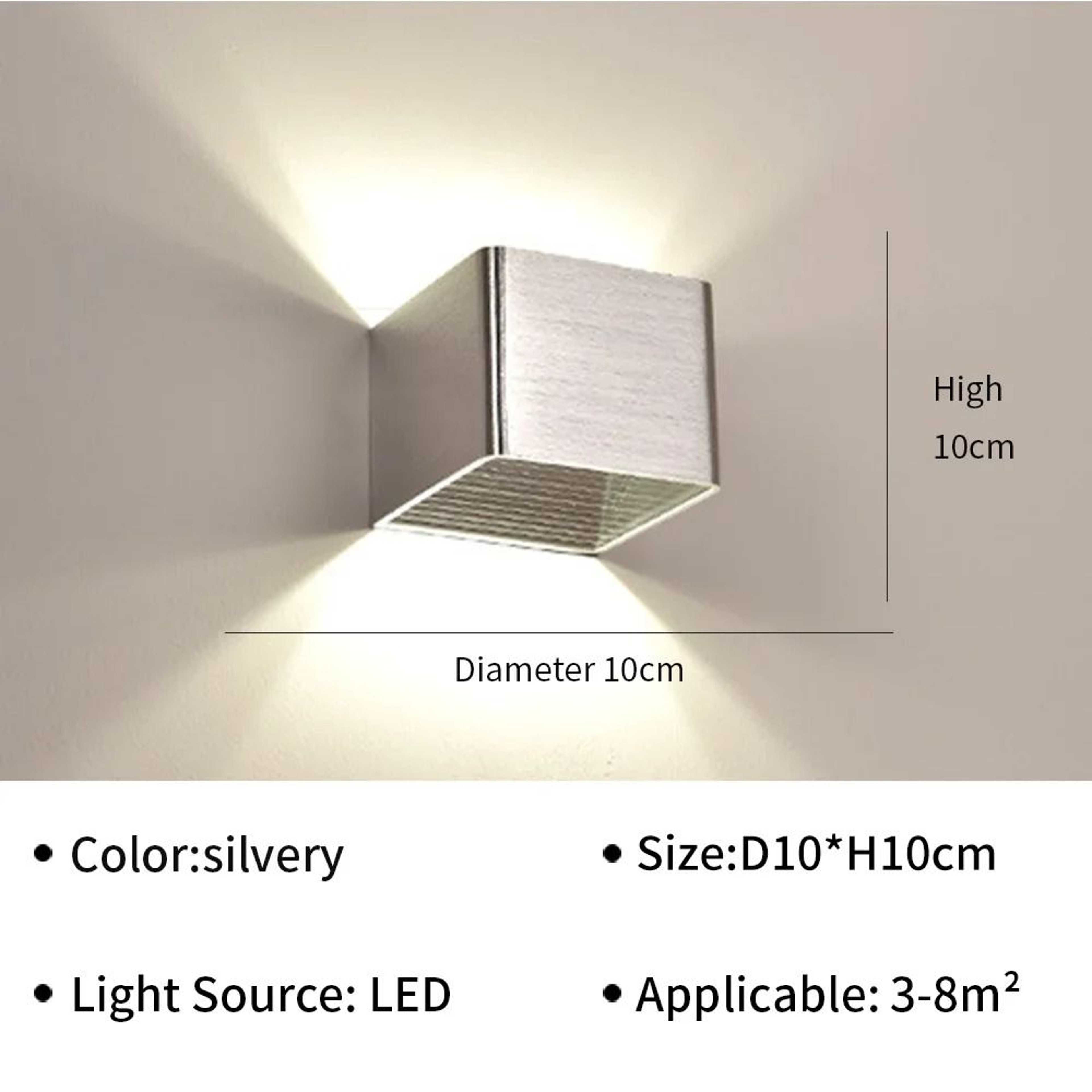Modern Rotatable LED Wall Sconce Adjustable Swivel Light Fixture For Bedroom Bedside Living Room  B 9