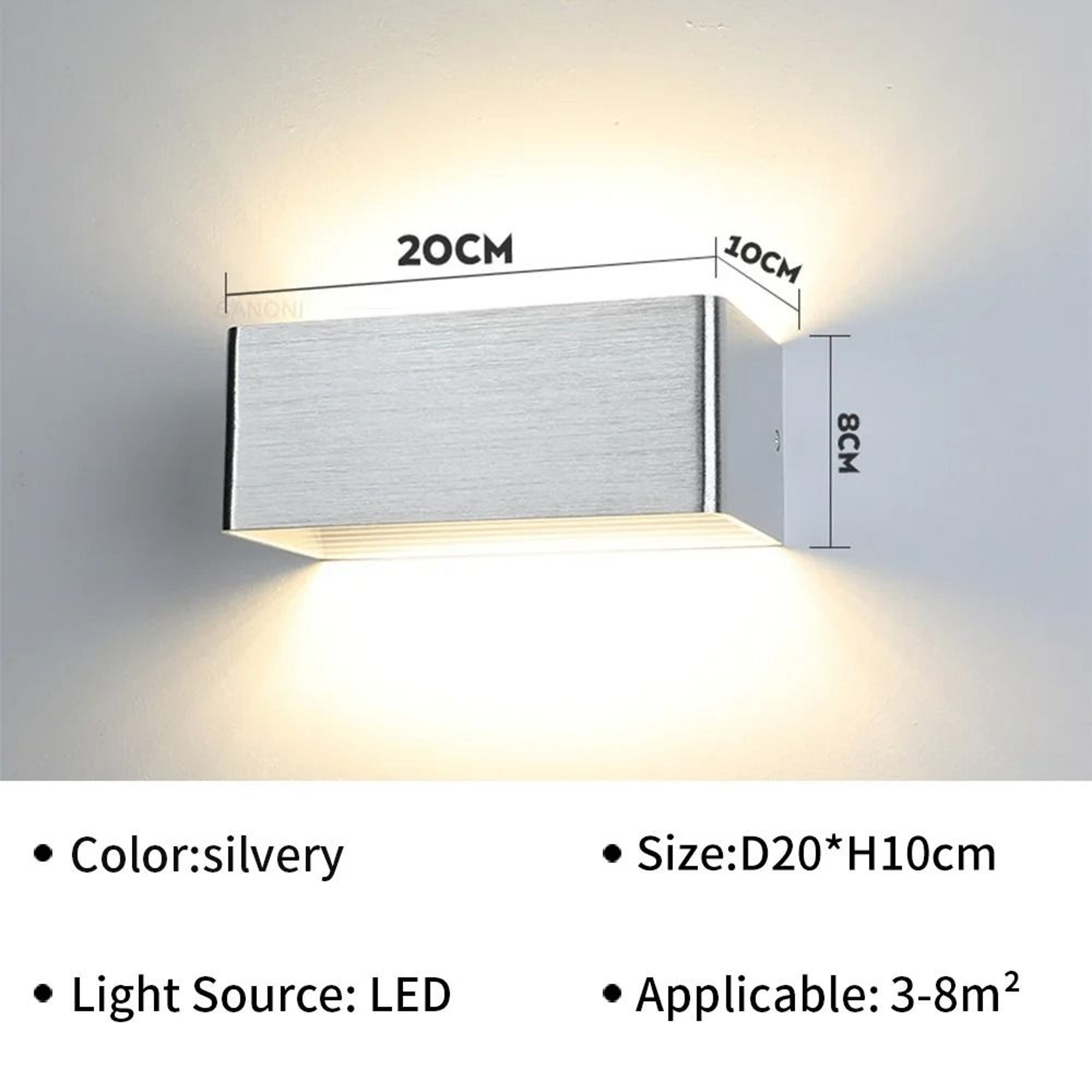 Modern Rotatable LED Wall Sconce Adjustable Swivel Light Fixture For Bedroom Bedside Living Room  B 14