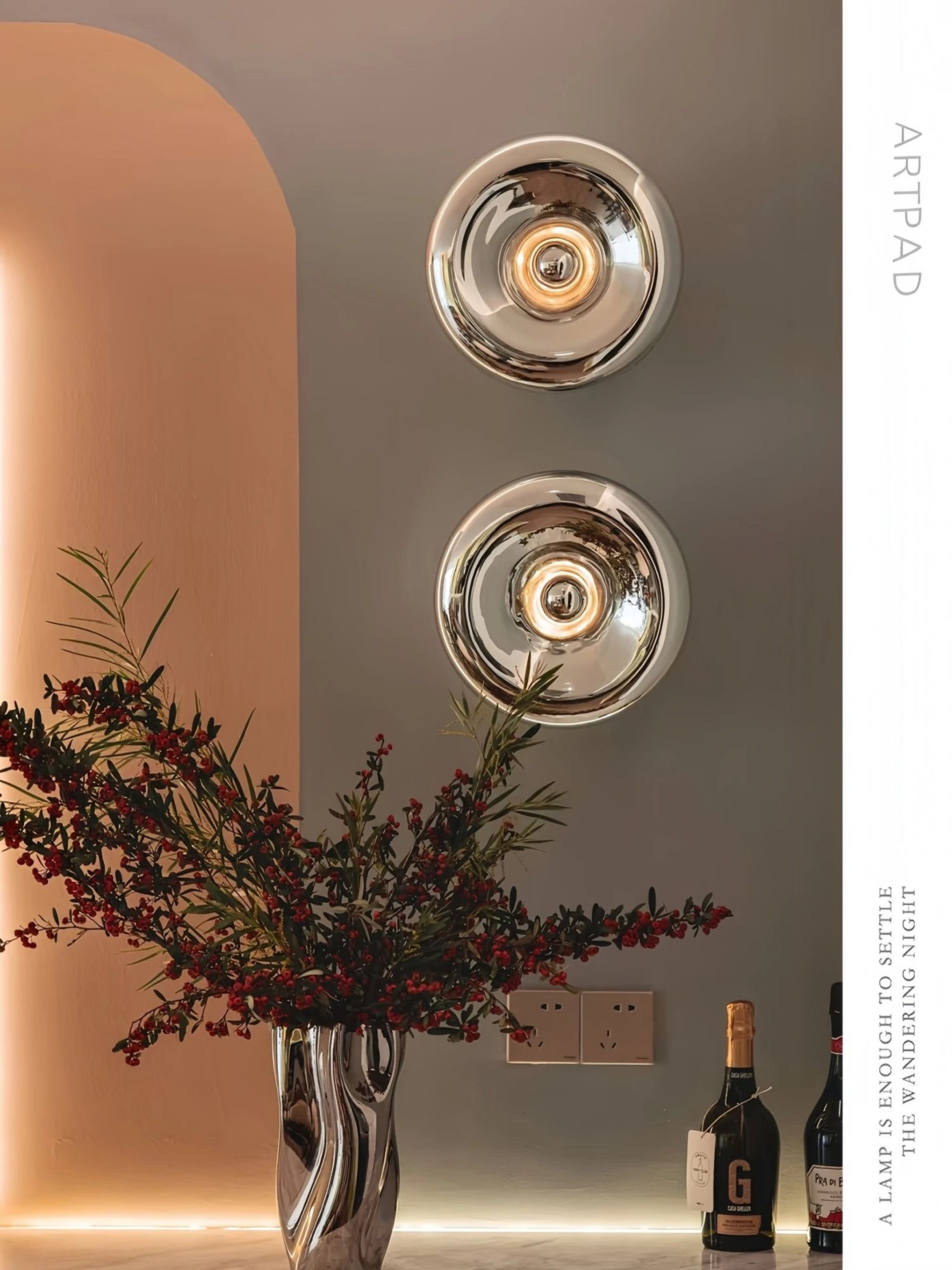 Modern Lava Wall Light Bauhaus Creative Melting Globe Sconce For Living Room Background  Bedroom Be 1