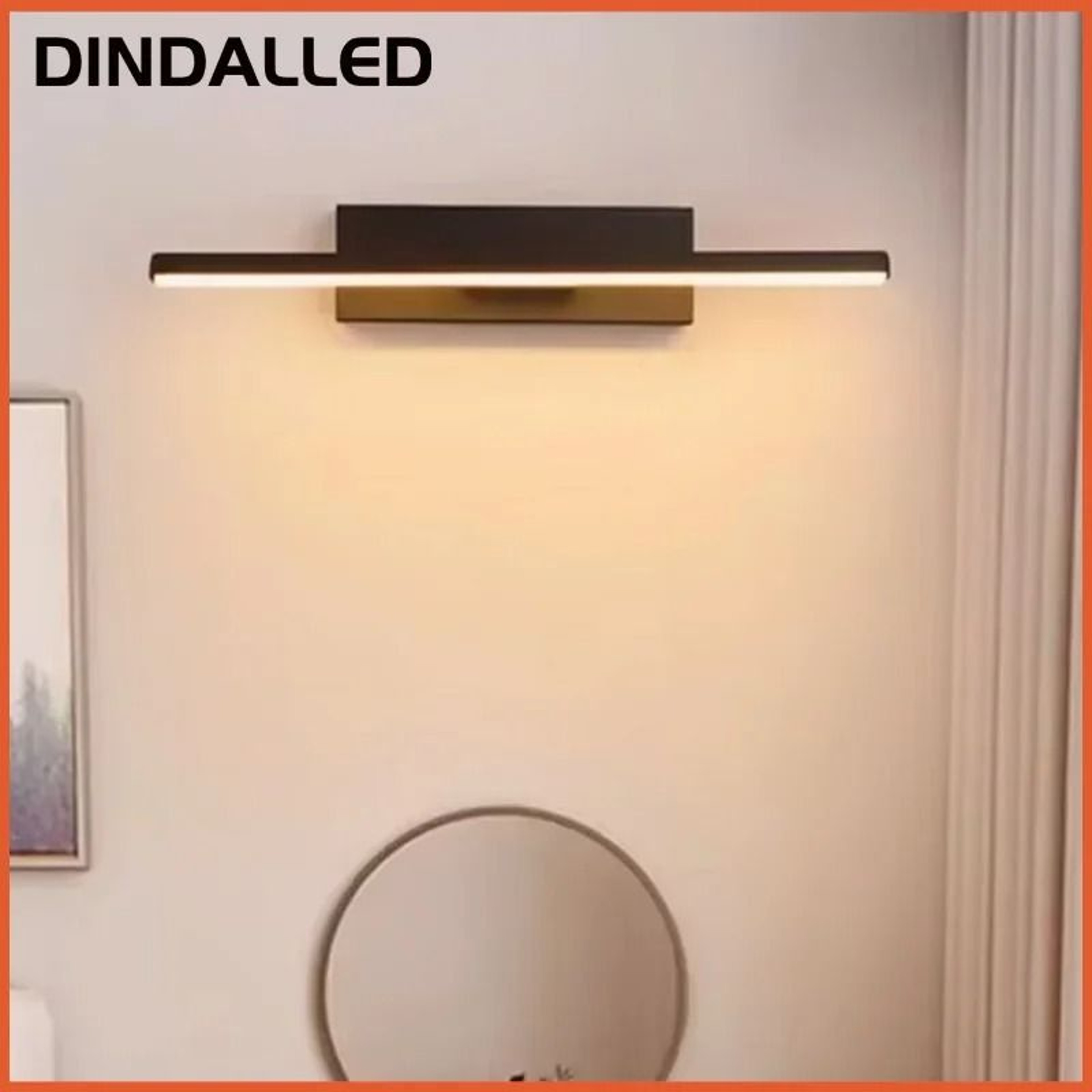 Modern Retractable LED Bathroom Mirror Light Extendable Vanity Wall Sconce In Black  White 0