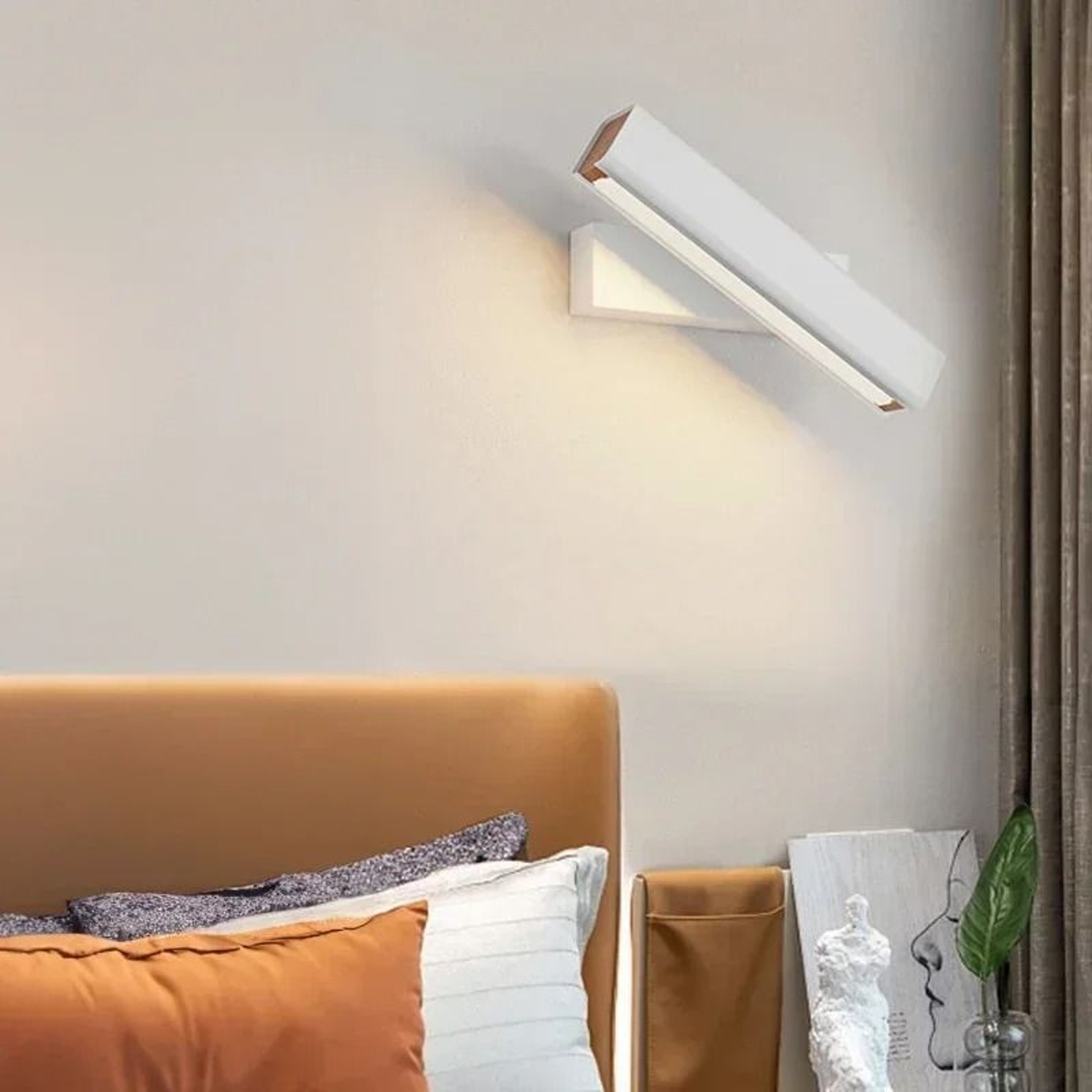 Modern 350 Rotatable LED Wall Sconce Adjustable Swivel Lamp For Bedroom Corridor  Living Room 0