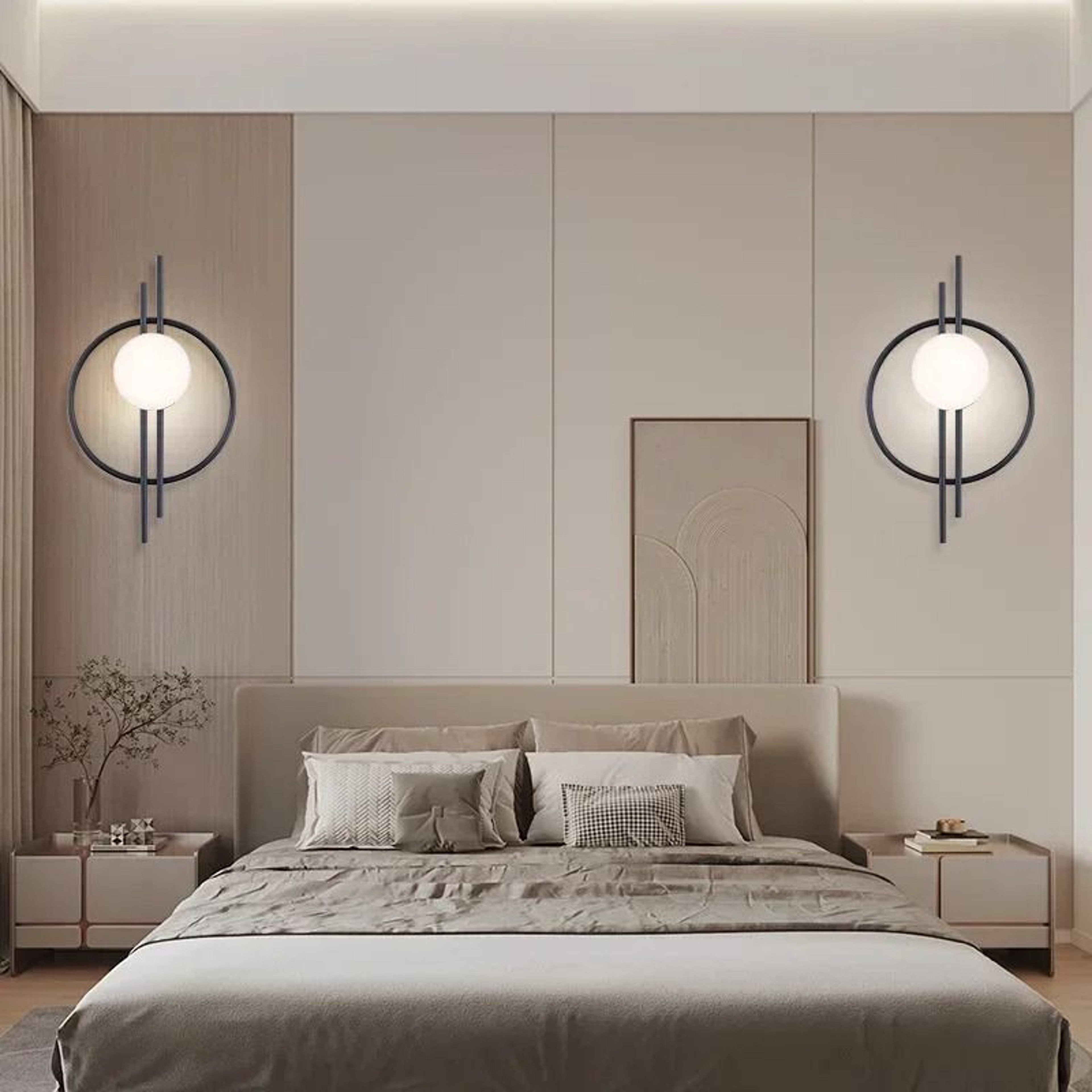 Modern LED Architectural Wall Sconce Lamp Linear Accent Light For Living Room Bedside  TV Backgroun 3