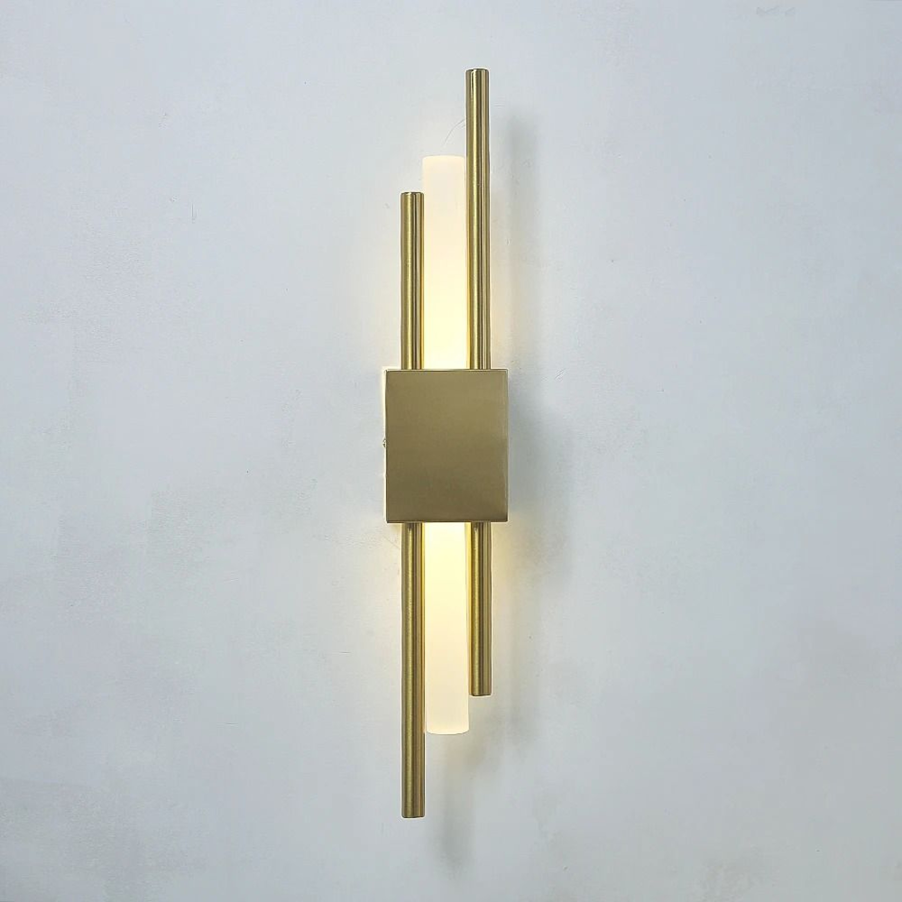 Modern LED Metal Acrylic Pipe Wall Lamp Sconce 0