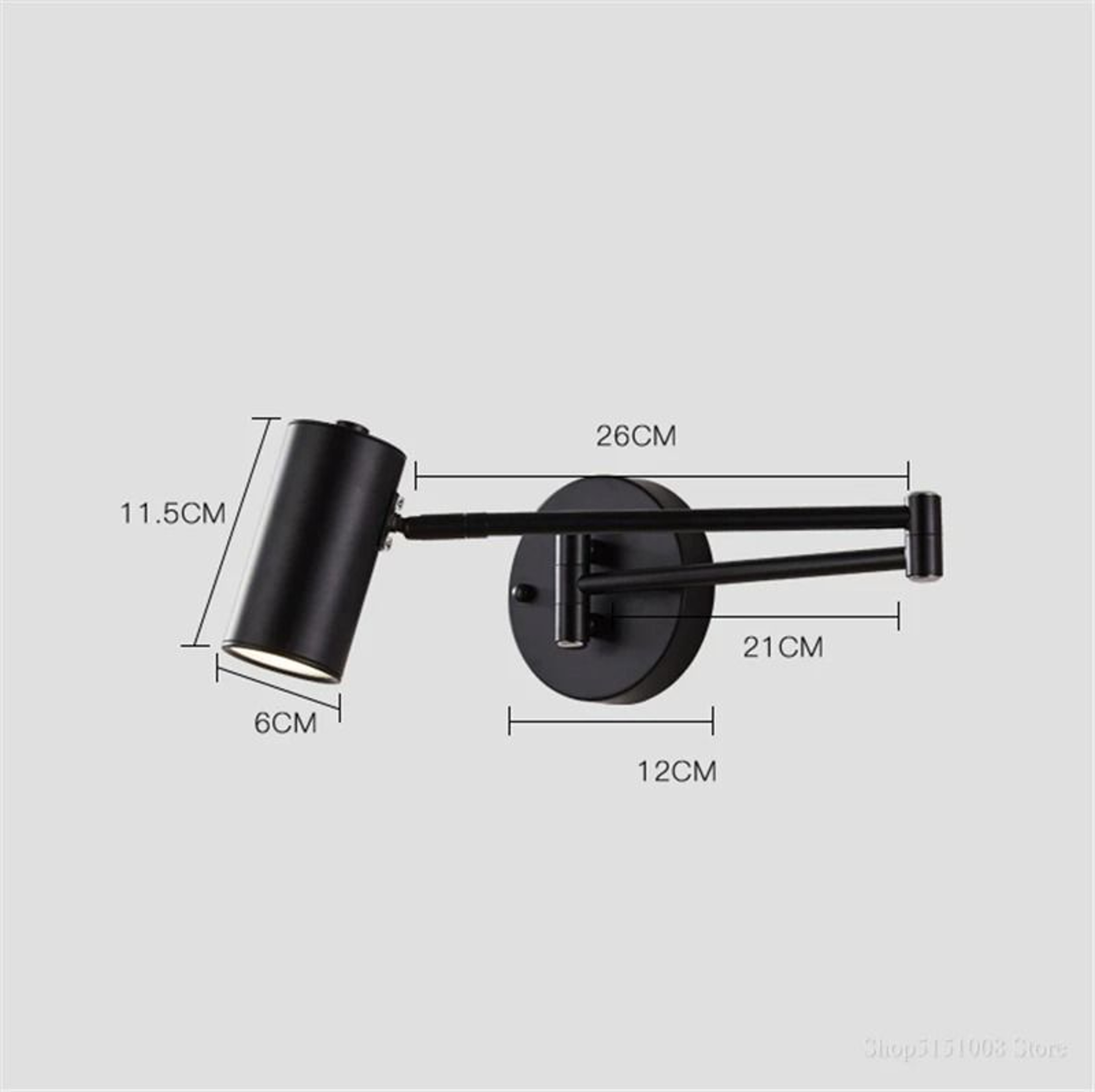 Nordic Foldable Adjustable LED Wall Lamp Bedside Sconce 5