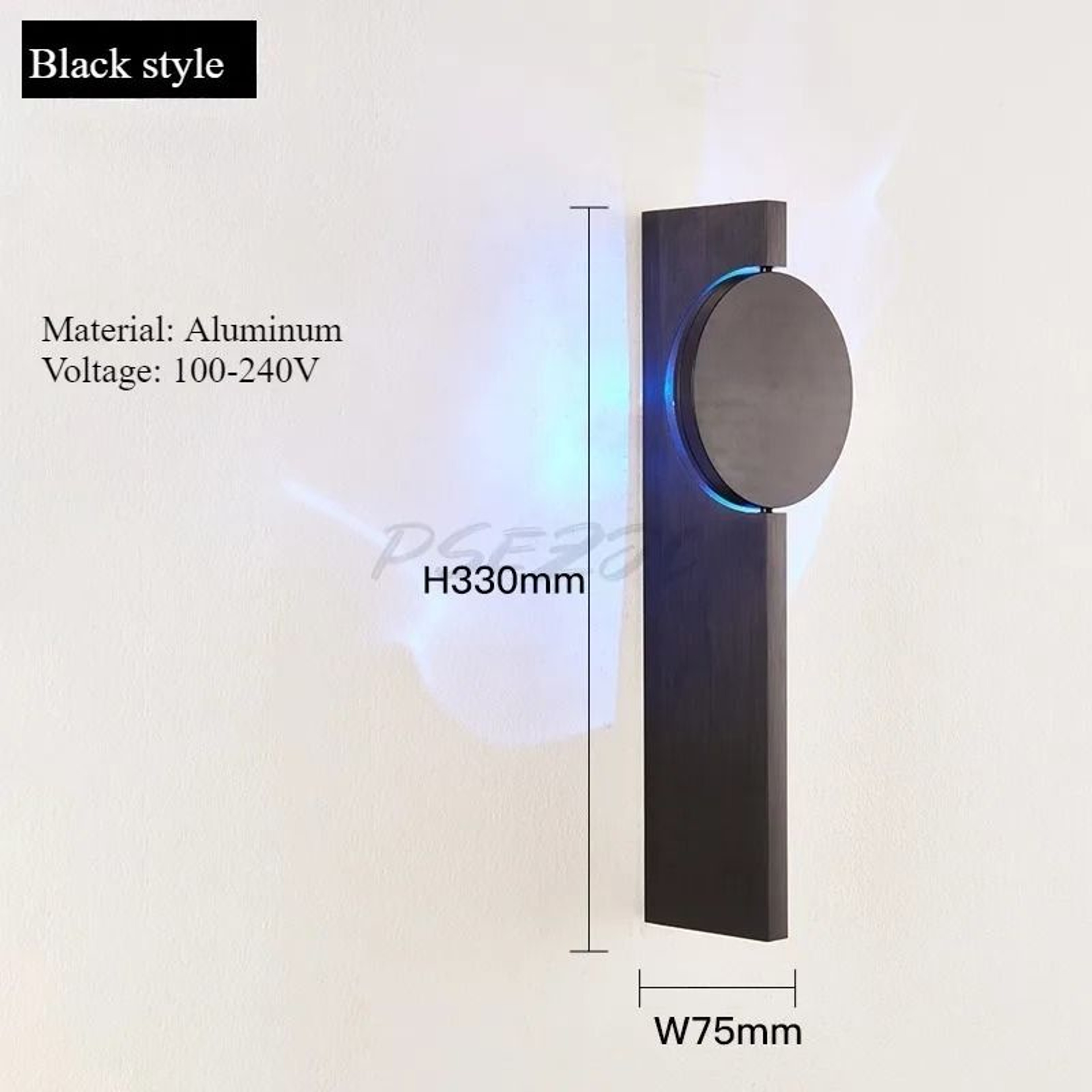 Modern Creative Corrugated Aluminum Corridor LED Wall Lamp 2