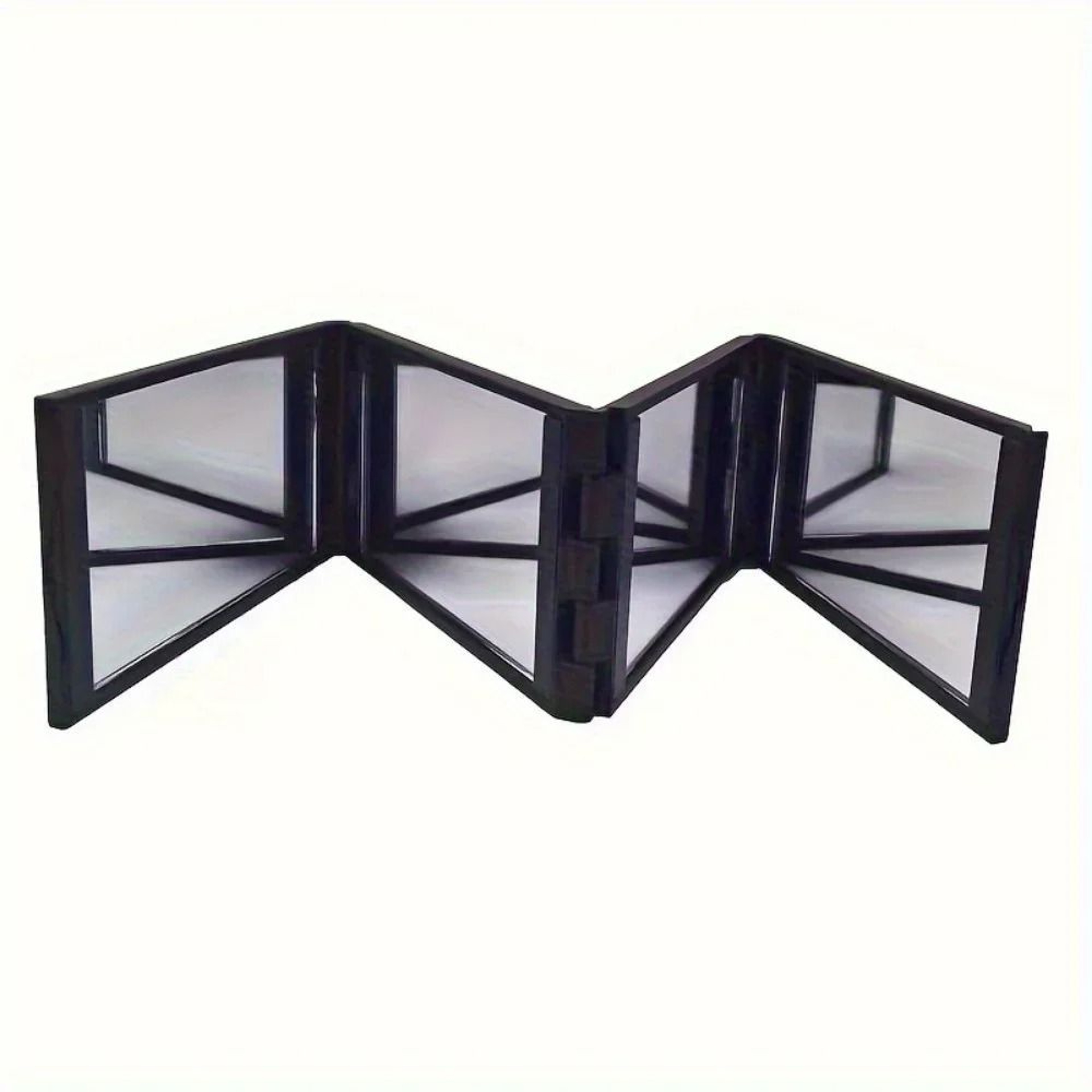 Creative Folding 4Sided MultiAngle SelfHaircut  Rear View Mirror 4