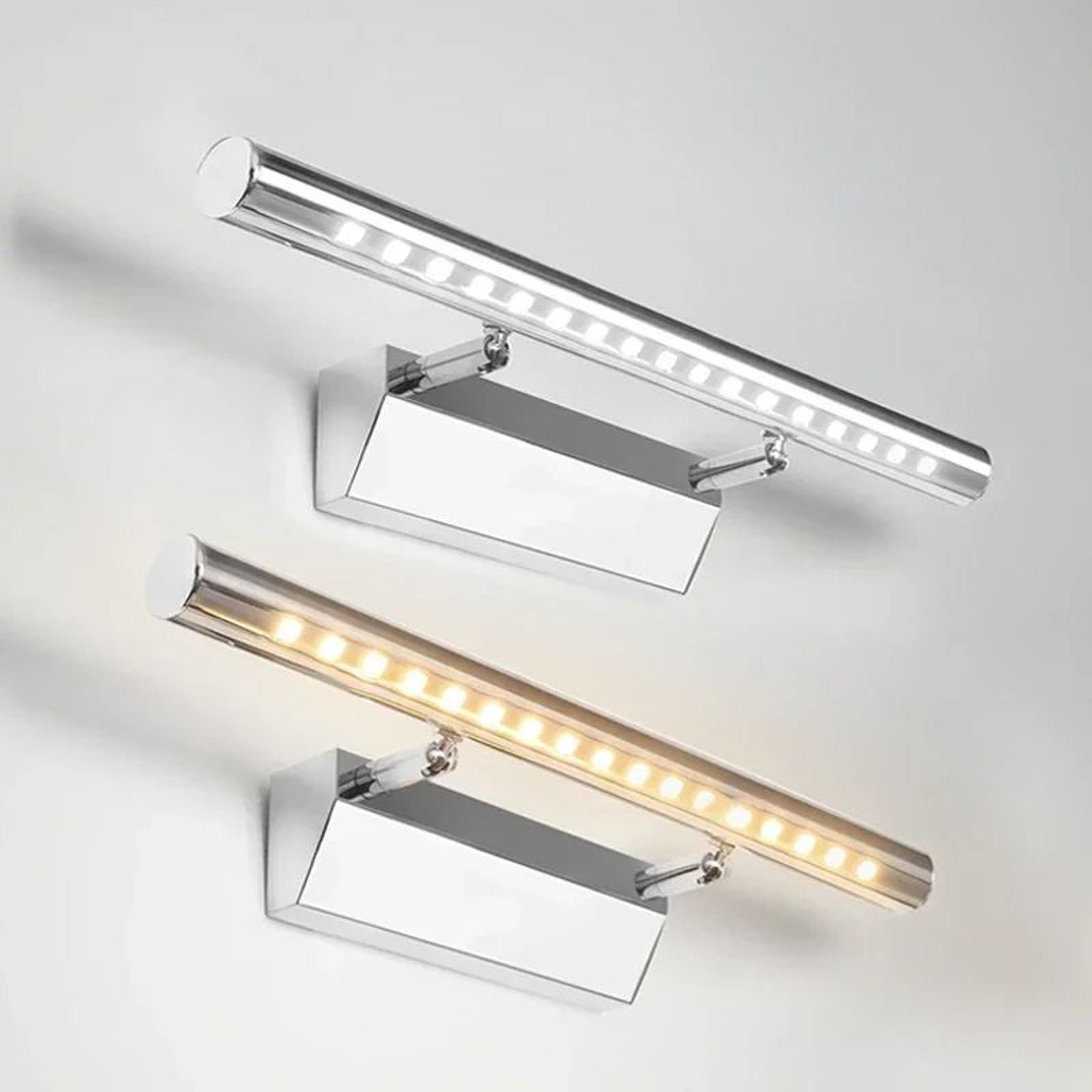 25CM Stainless Steel LED Bathroom Mirror Wall Light  Luxury Sconce 2