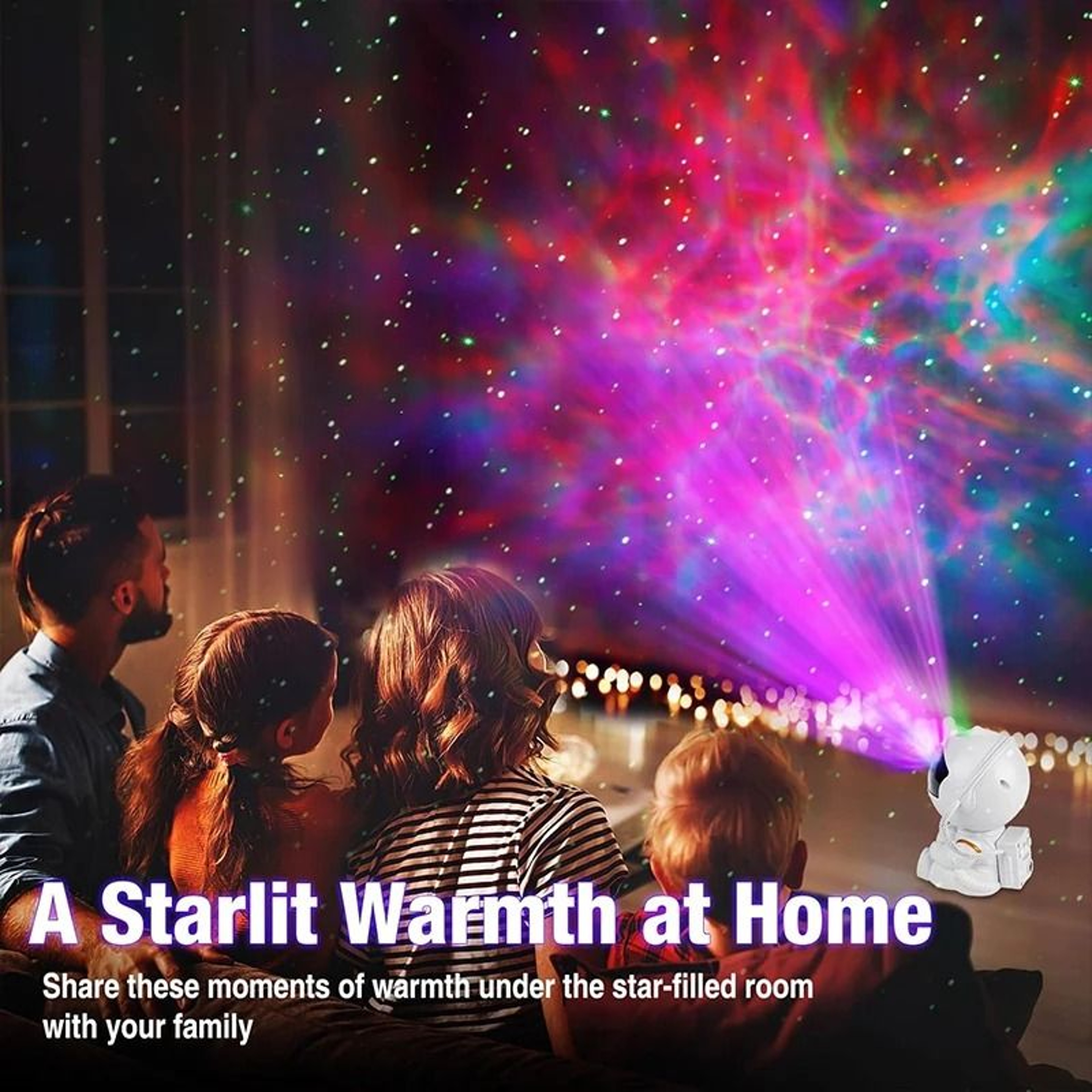 Astronaut Galaxy Nebula  Star Projector Night Light With Remote Control 4