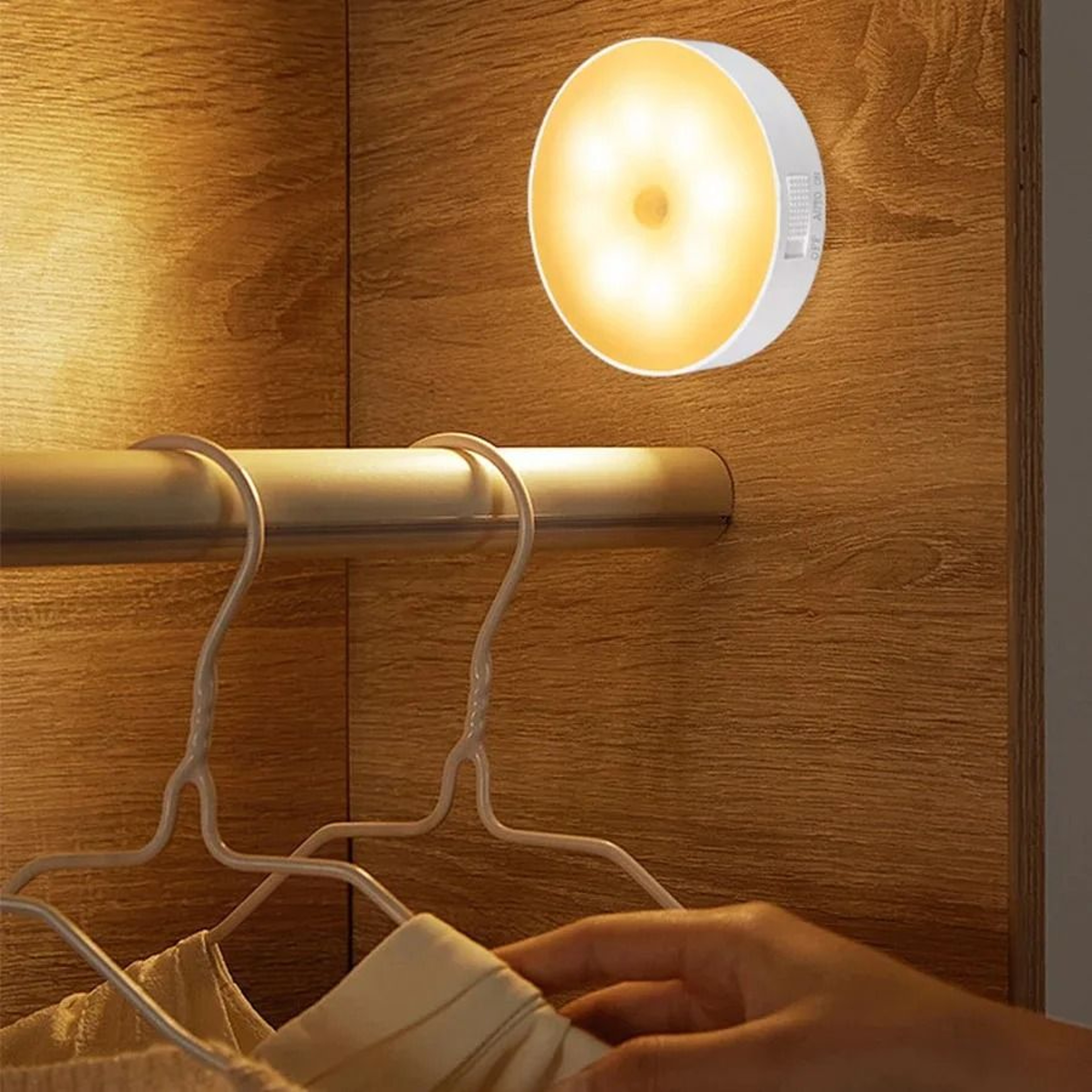 Smart Human Body Sensor LED Night Light USB Rechargeable Magnetic Emergency Lamp 5