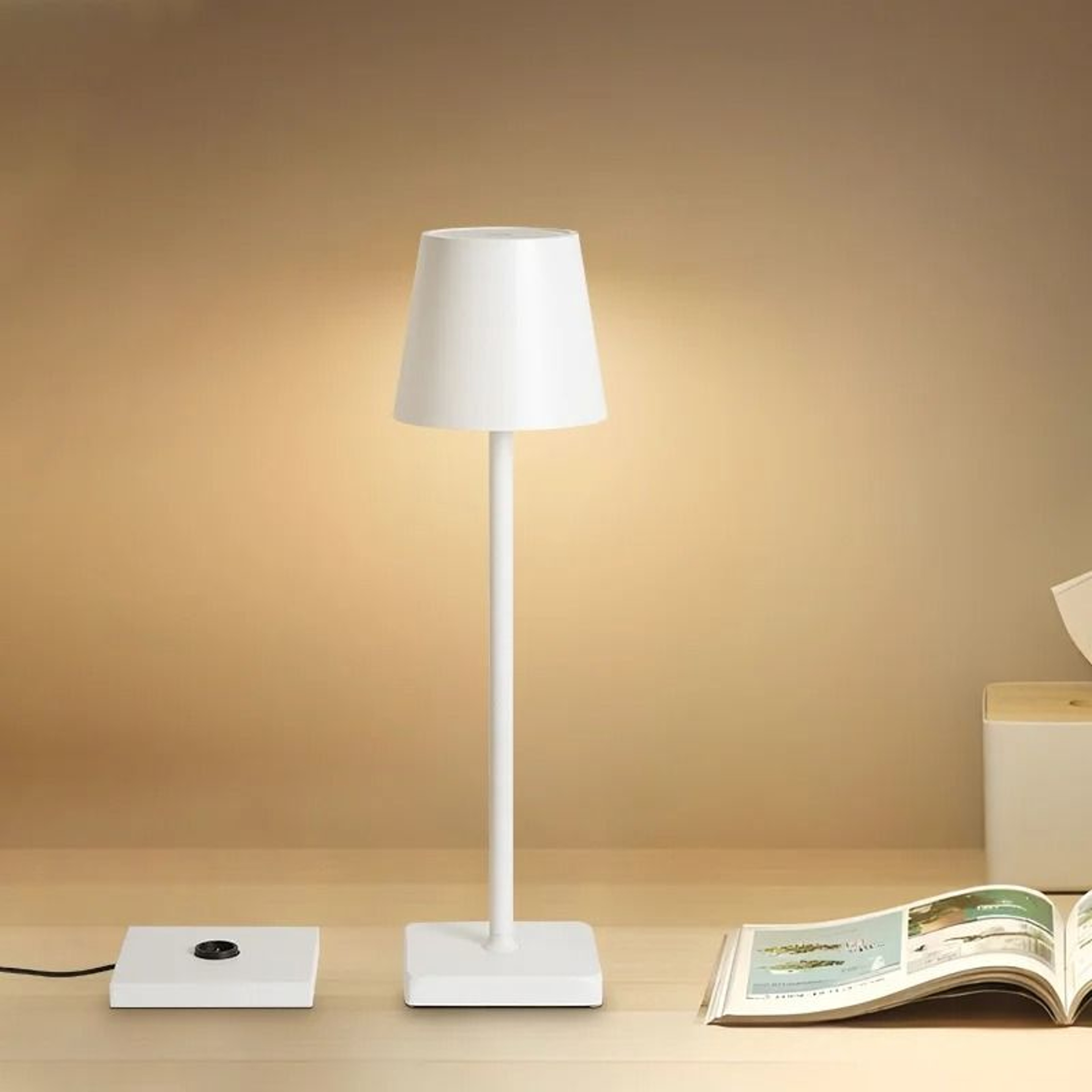 Creative Pina Pro Style Touch LED Rechargeable Table Lamp Decorative Hotel  Bar Desk Light 8