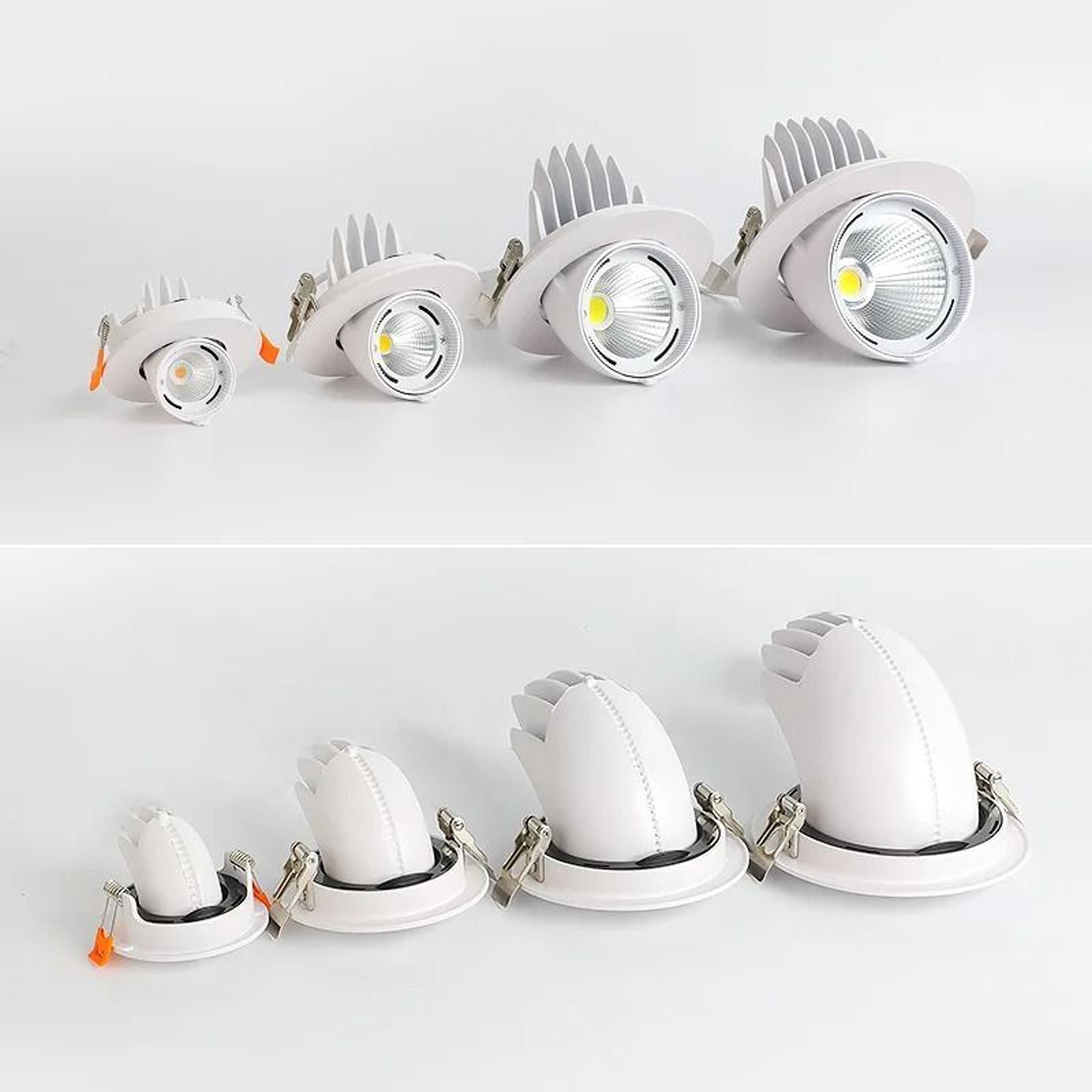 Embedded Elephant Trunk Adjustable LED Spotlight High CRI COB Ceiling Downlight For Home  Commercia 3