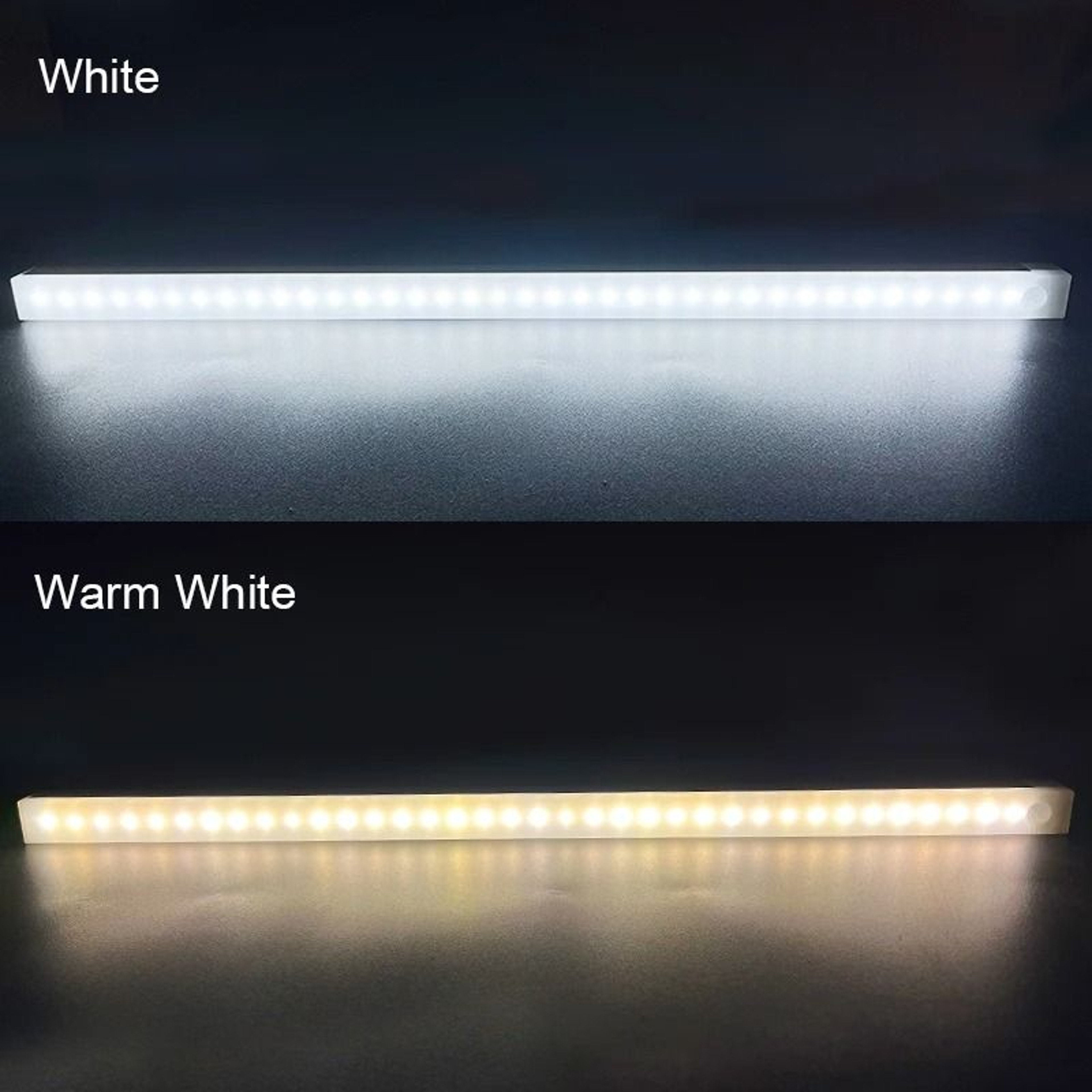 Wireless LED Motion Sensor Night Light USB Rechargeable Kitchen Cabinet  Staircase Lamp 2