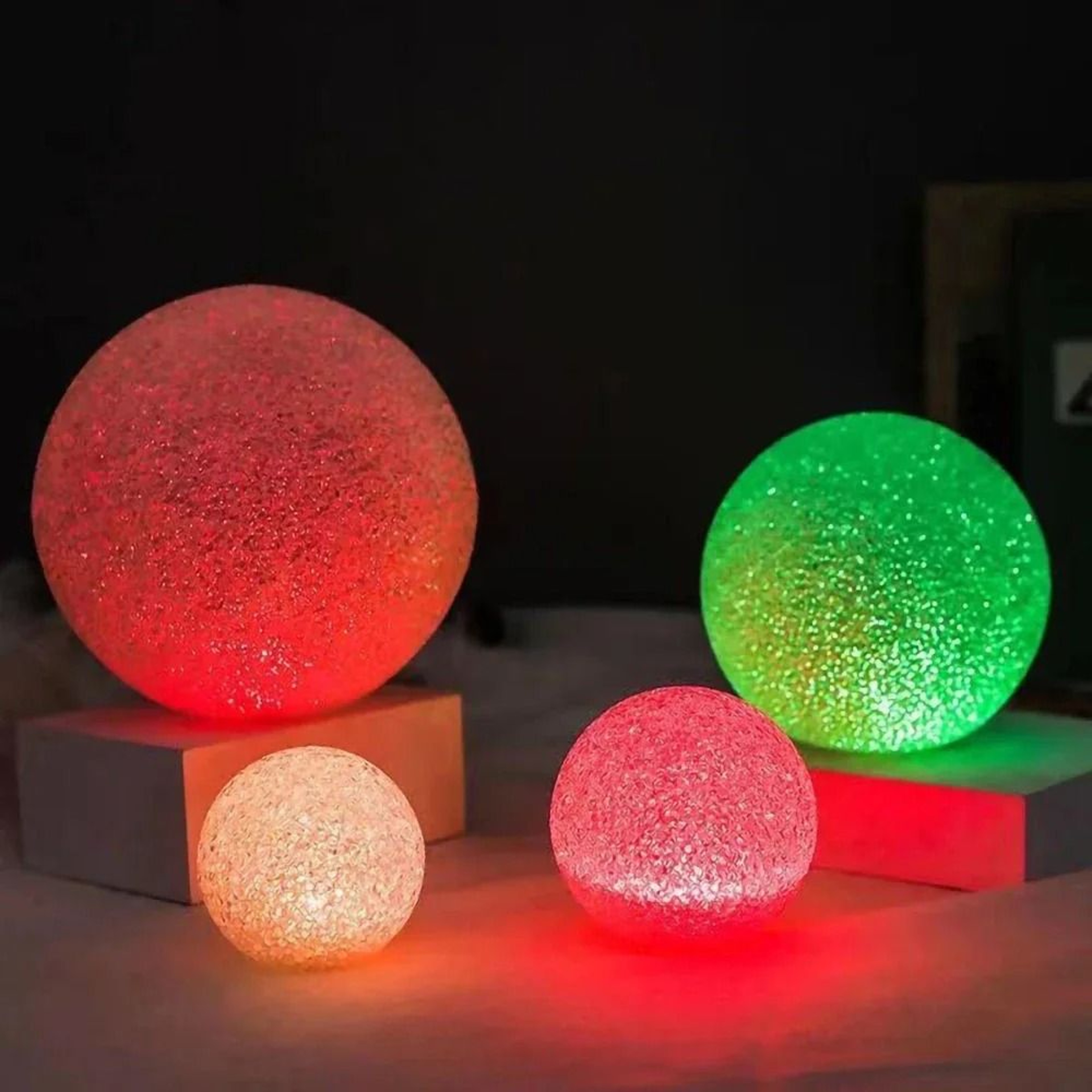 LED Round Handheld Sphere Night Light Portable Luminous Prop For Dance Performance  Party Decor 5