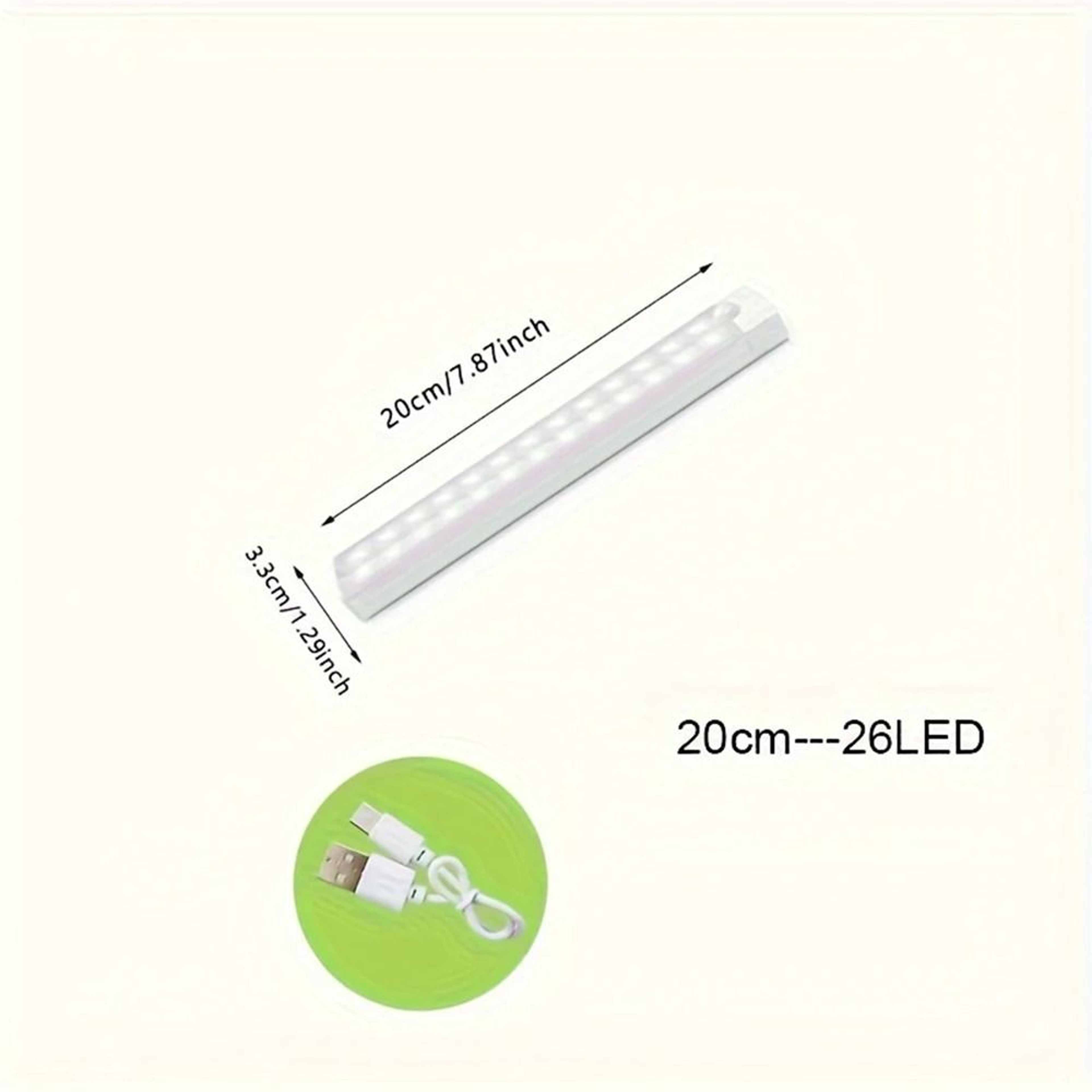 Wireless Motion Sensor LED Cabinet Night Light For Kitchen Wardrobe  Hallway 6