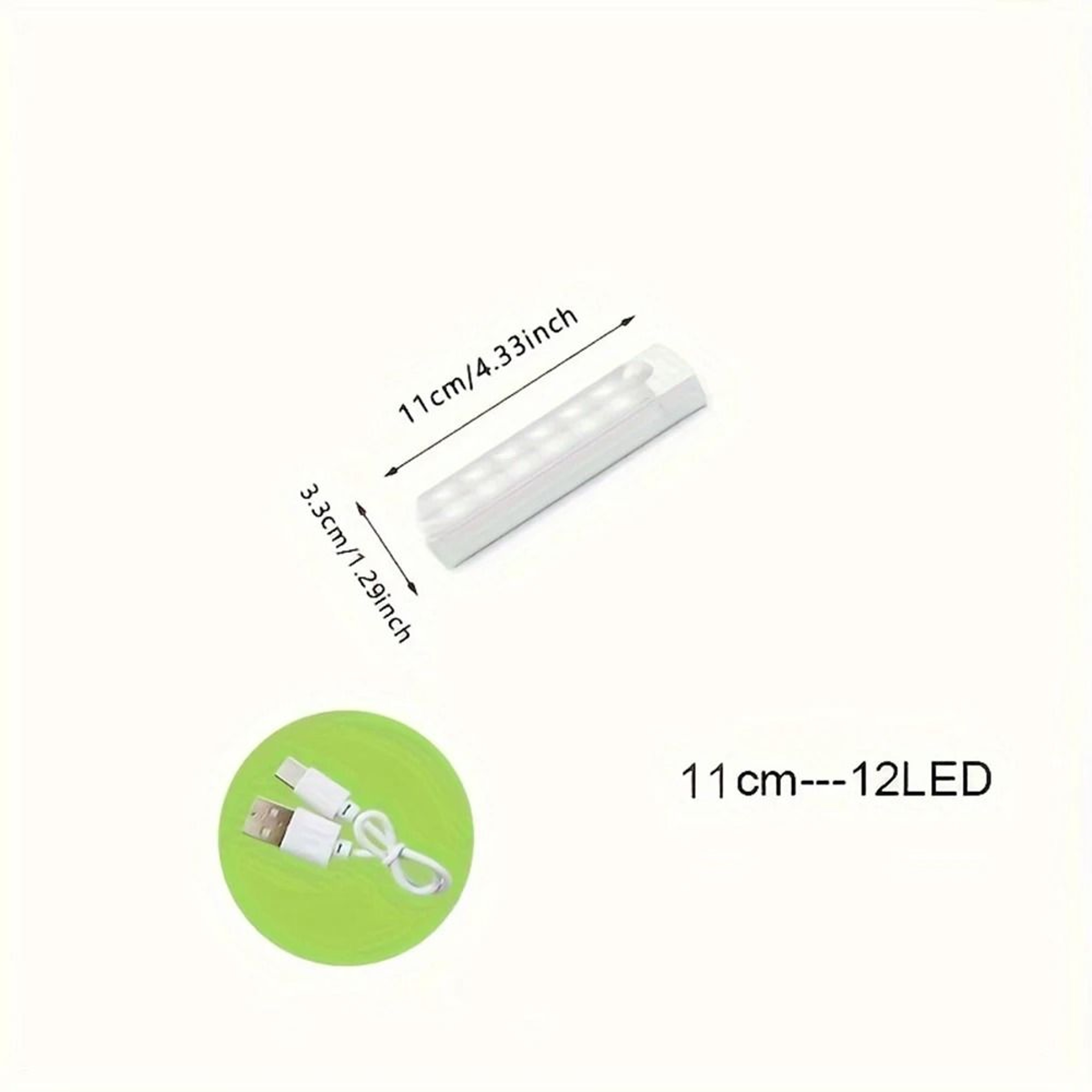 Wireless Motion Sensor LED Cabinet Night Light For Kitchen Wardrobe  Hallway 7