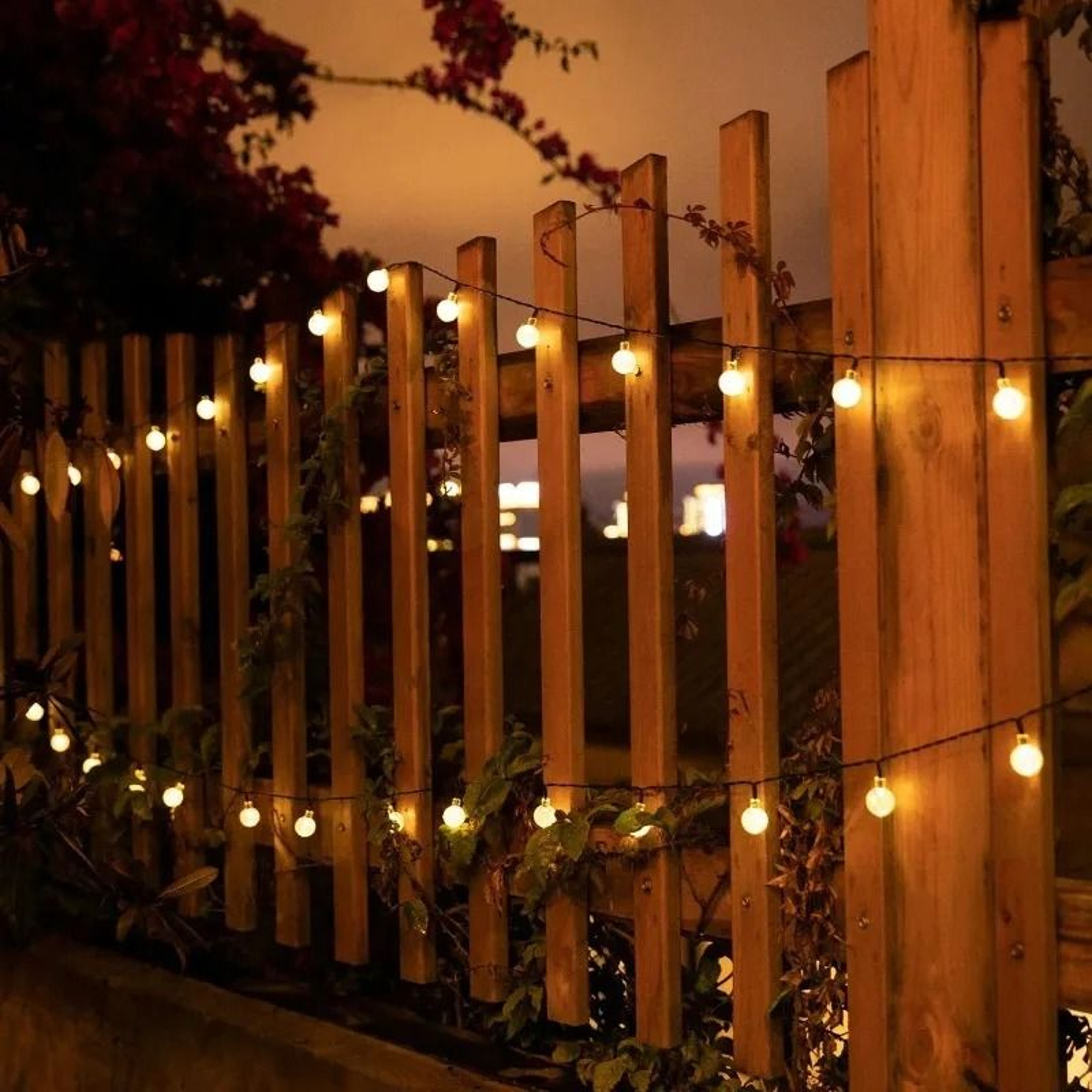 Solar Crystal Bubble Ball String Lights 200 LEDs With 8 Lighting Modes 2