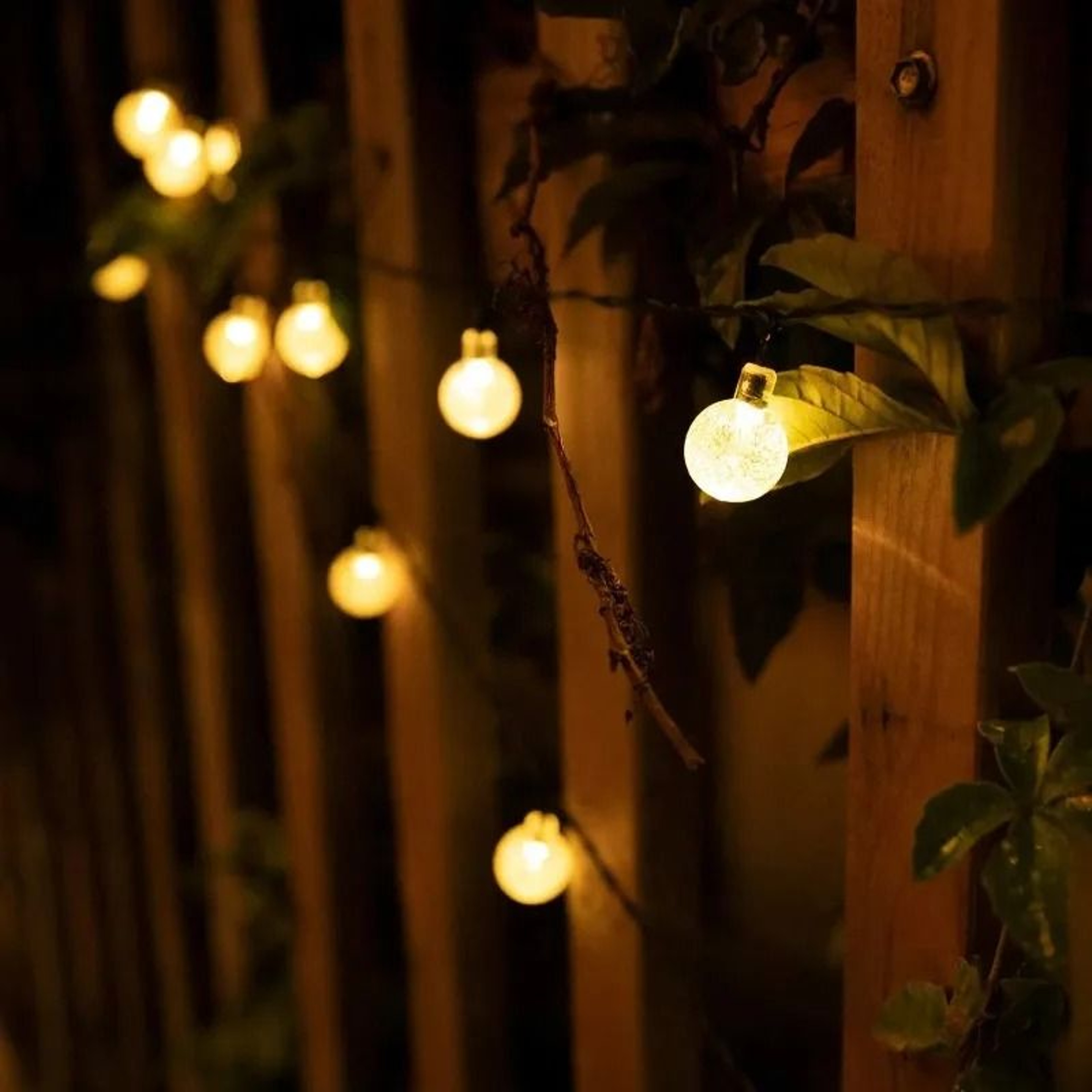 Solar Crystal Bubble Ball String Lights 200 LEDs With 8 Lighting Modes 4