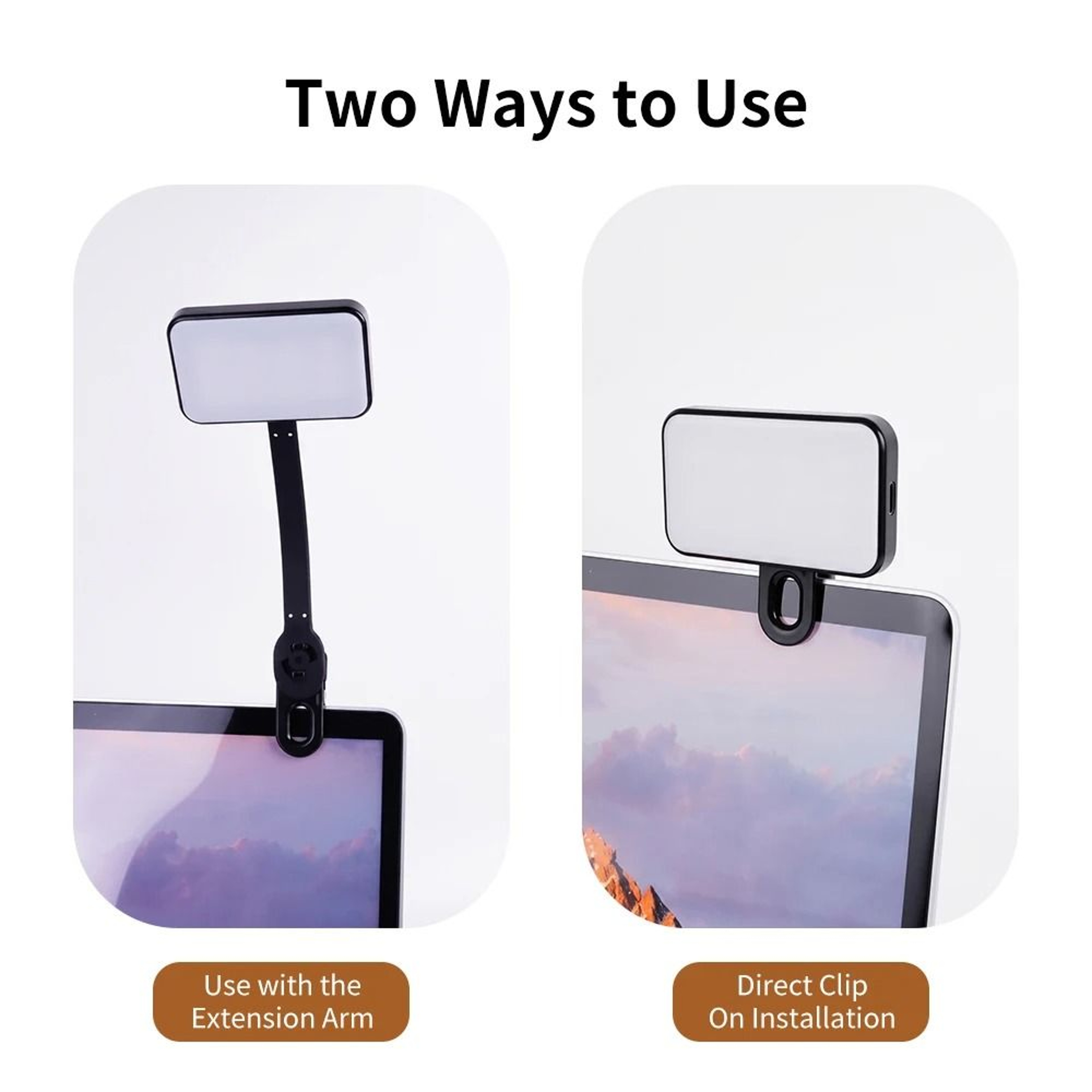 EyeCaring ClipOn LED Book Light USB Rechargeable  Dimmable Flexible Reading Lamp 1