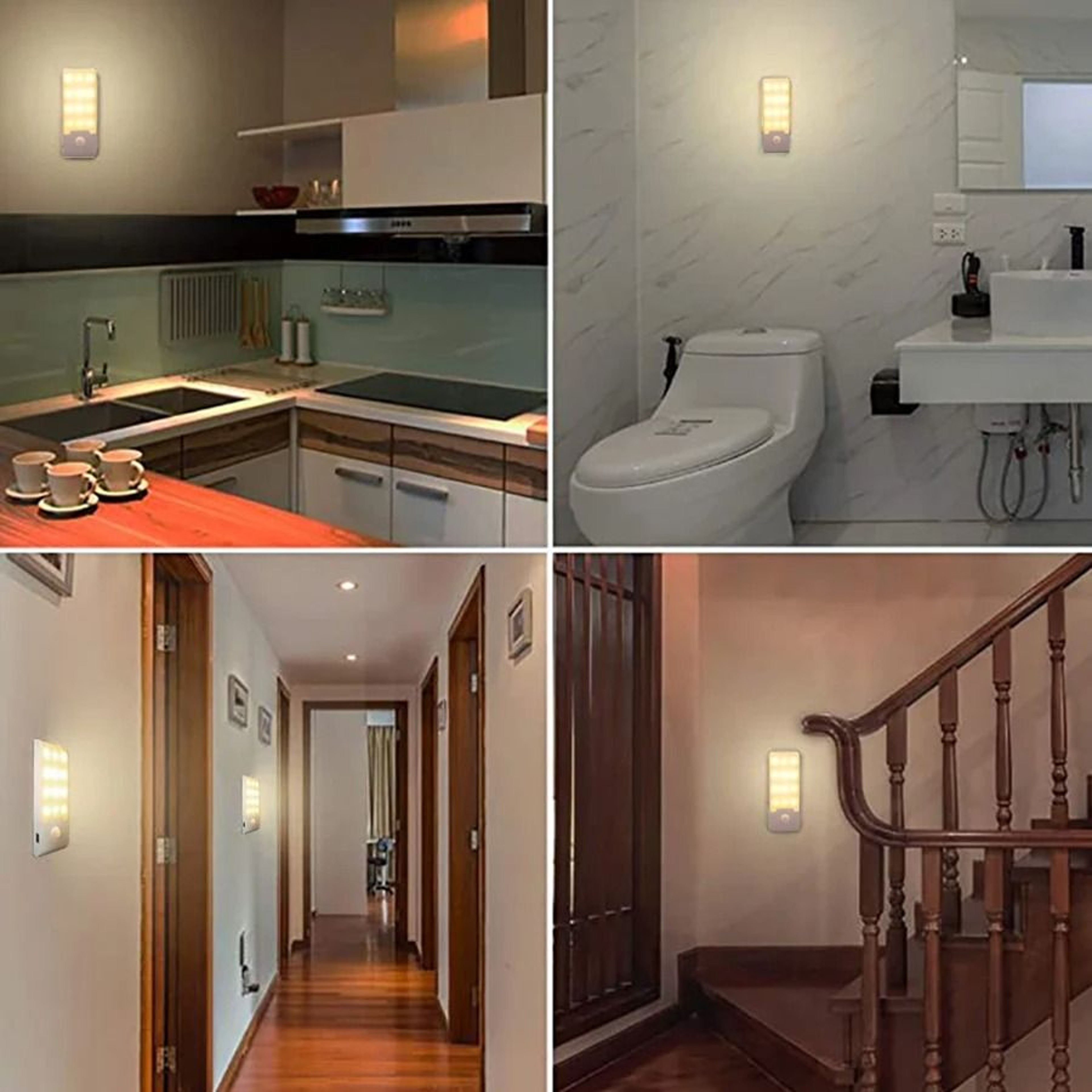 Wireless Magnetic LED Motion Sensor Cabinet  Closet Night Light 5