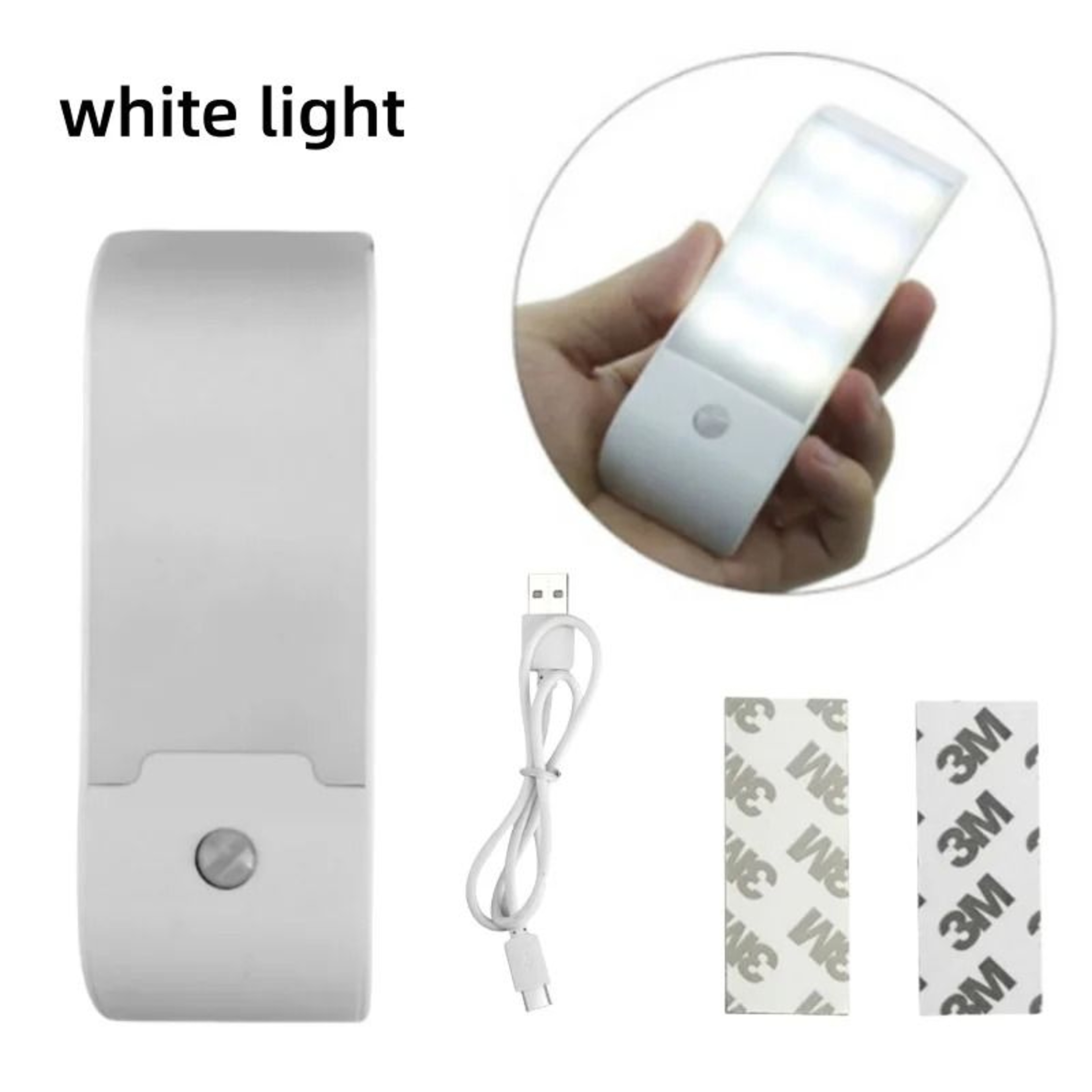 Wireless Magnetic LED Motion Sensor Cabinet  Closet Night Light 7